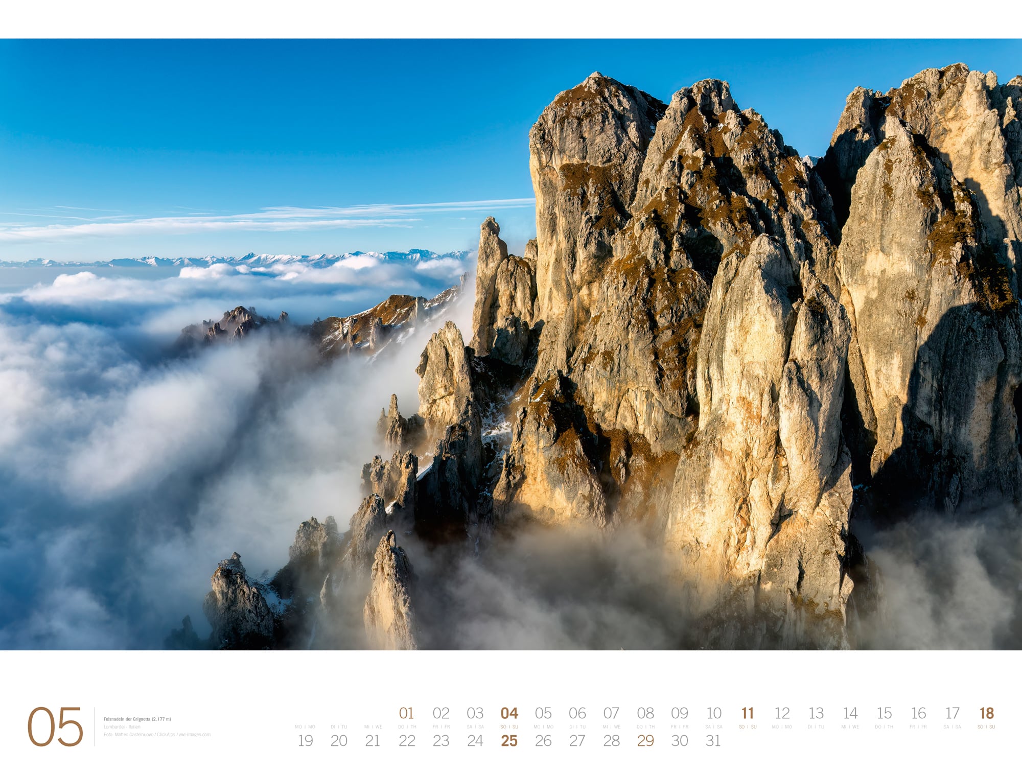 Ackermann Calendar Alps - Gallery 2025 - Inside View 05