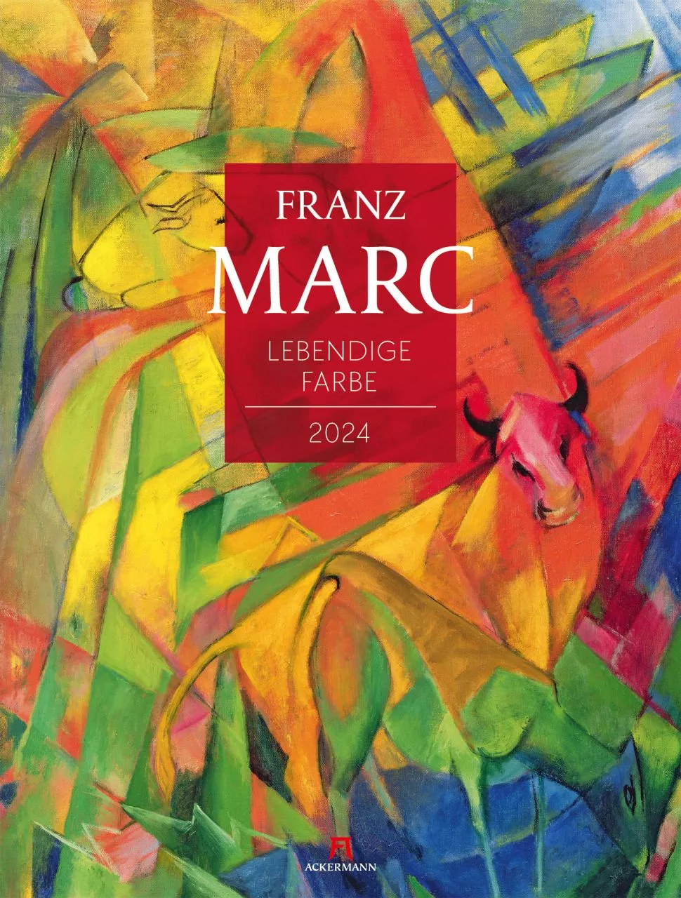 Ackermann Kalender Franz Marc 2024 - Titelblatt