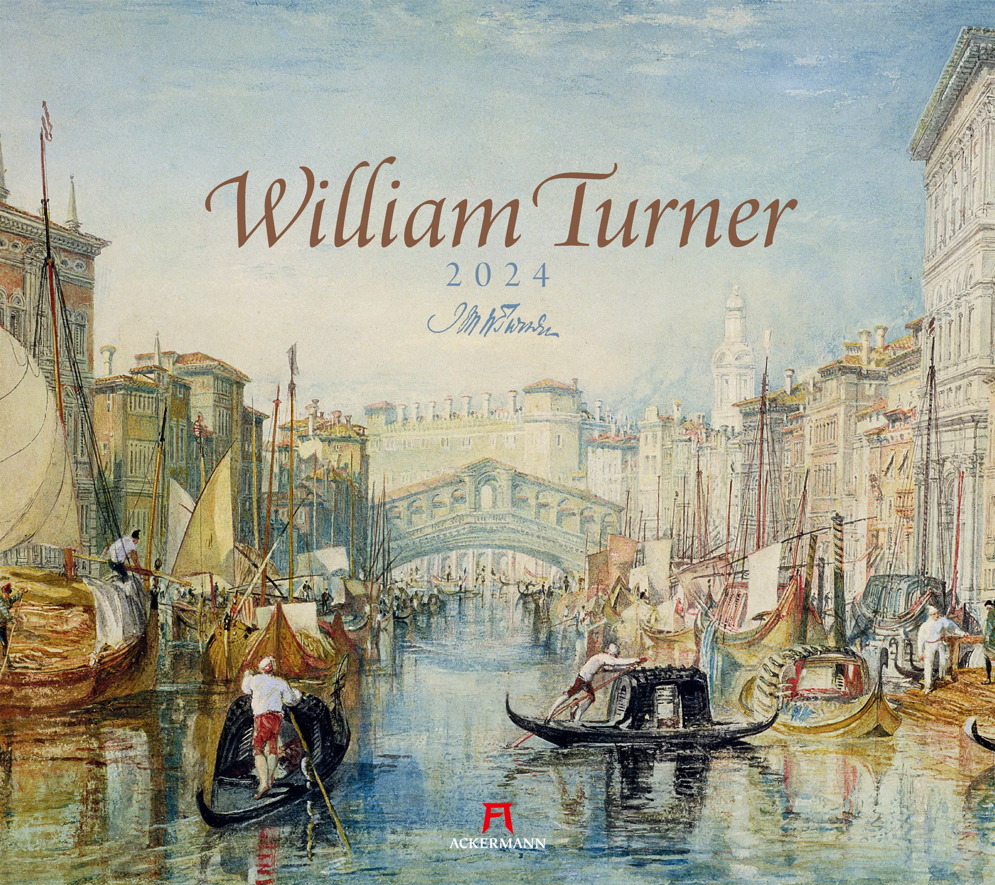 Ackermann Kalender William Turner 2024 - Titelblatt