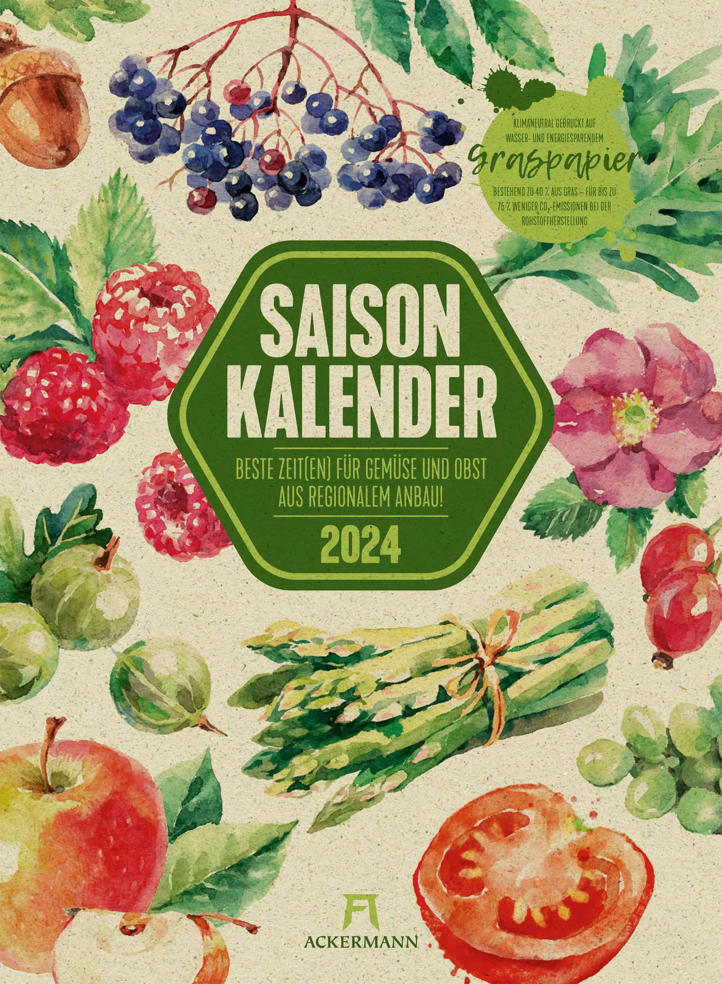 Ackermann Kalender Saisonkalender 2024 - Titelblatt