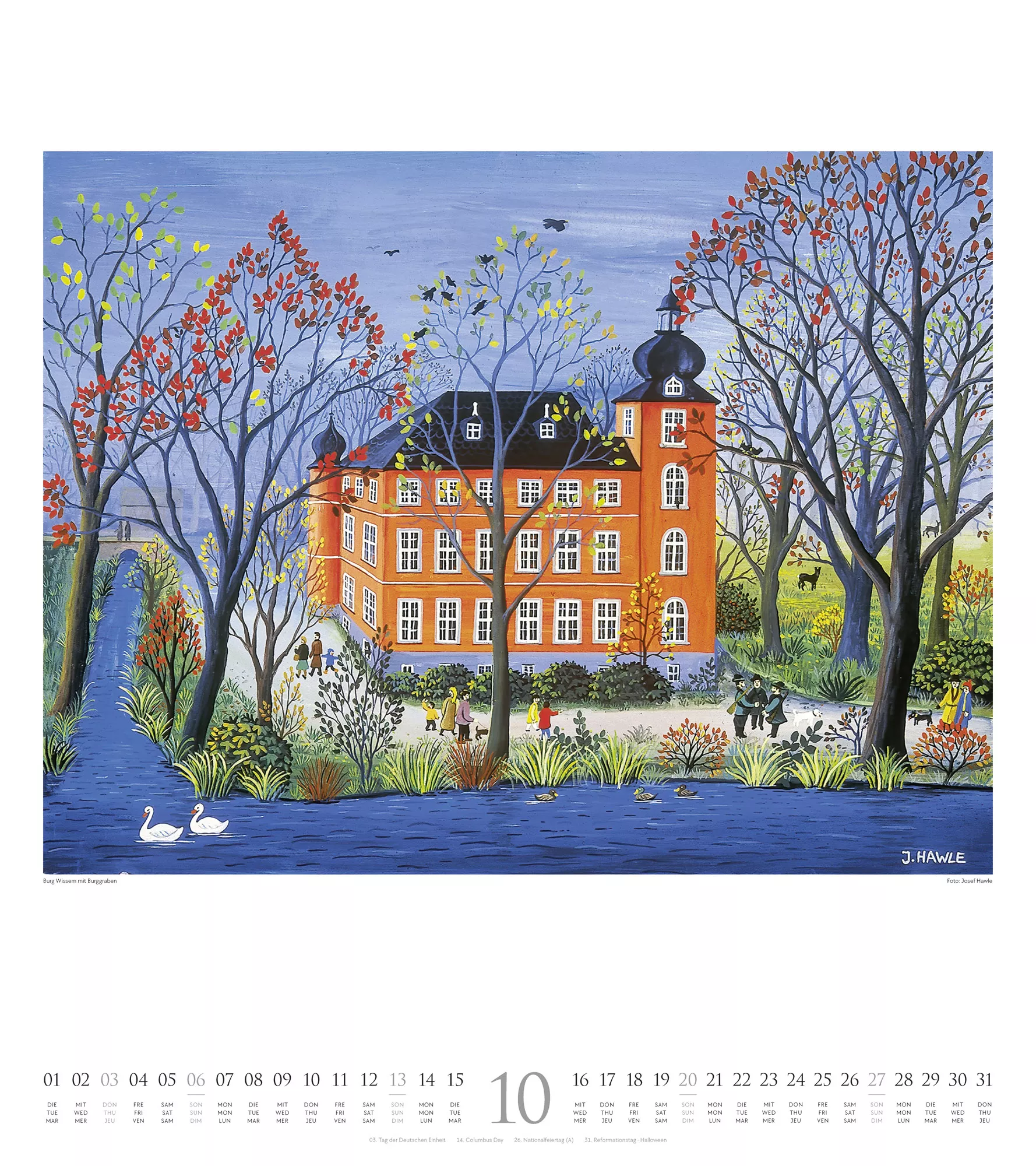 Ackermann Kalender Naive Malerei 2024 - Innenansicht 10