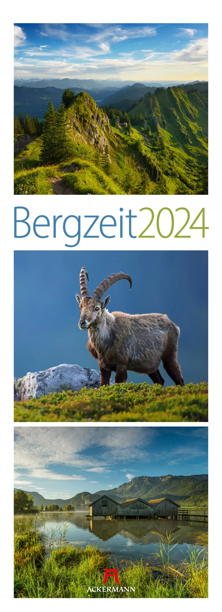 Ackermann Kalender Bergzeit 2024 - Titelblatt