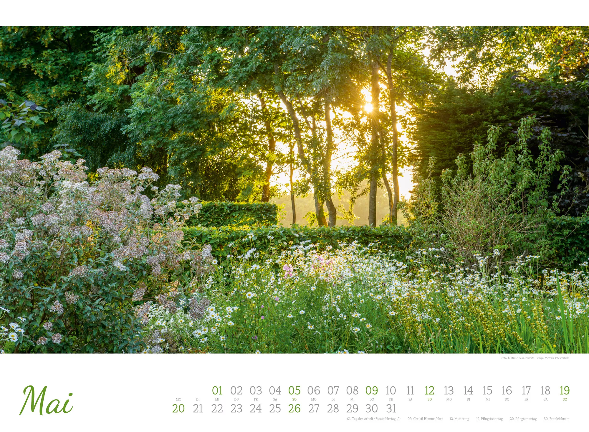 Ackermann Kalender Zauberhafte Landgärten 2024 - Innenansicht 05