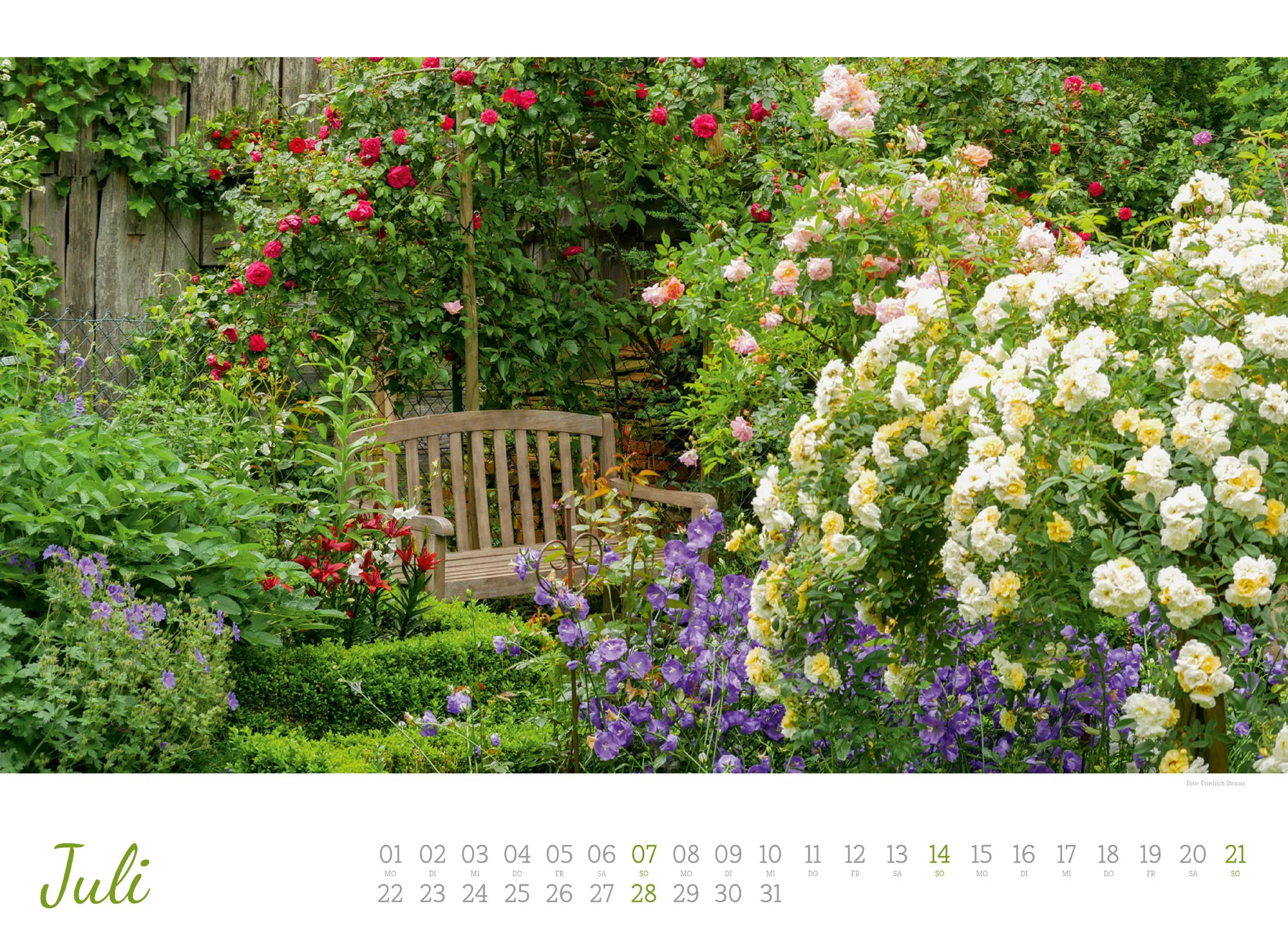 Ackermann Kalender Zauberhafte Landgärten 2024 - Innenansicht 07