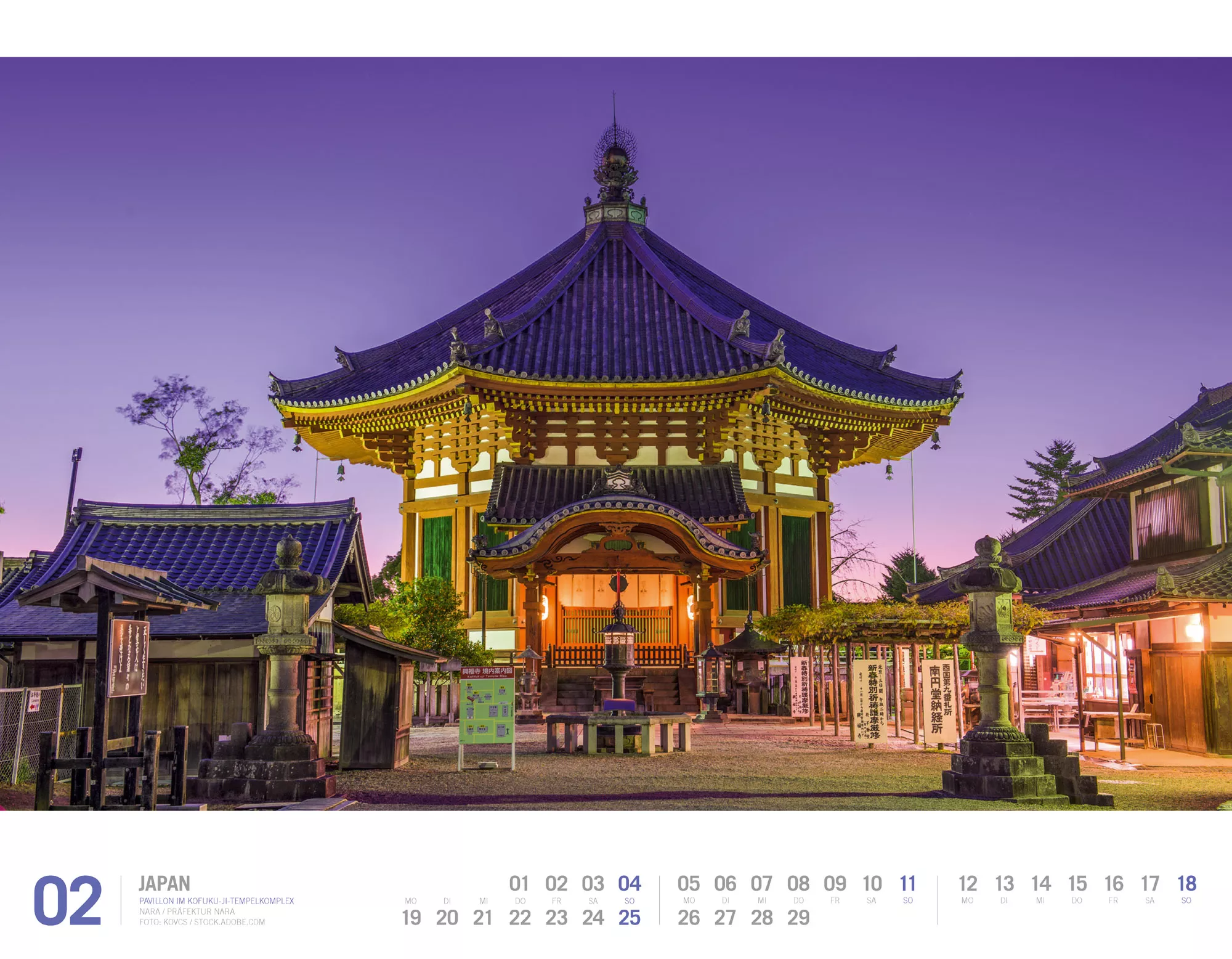 Ackermann Kalender Japan 2024 - Innenansicht 02