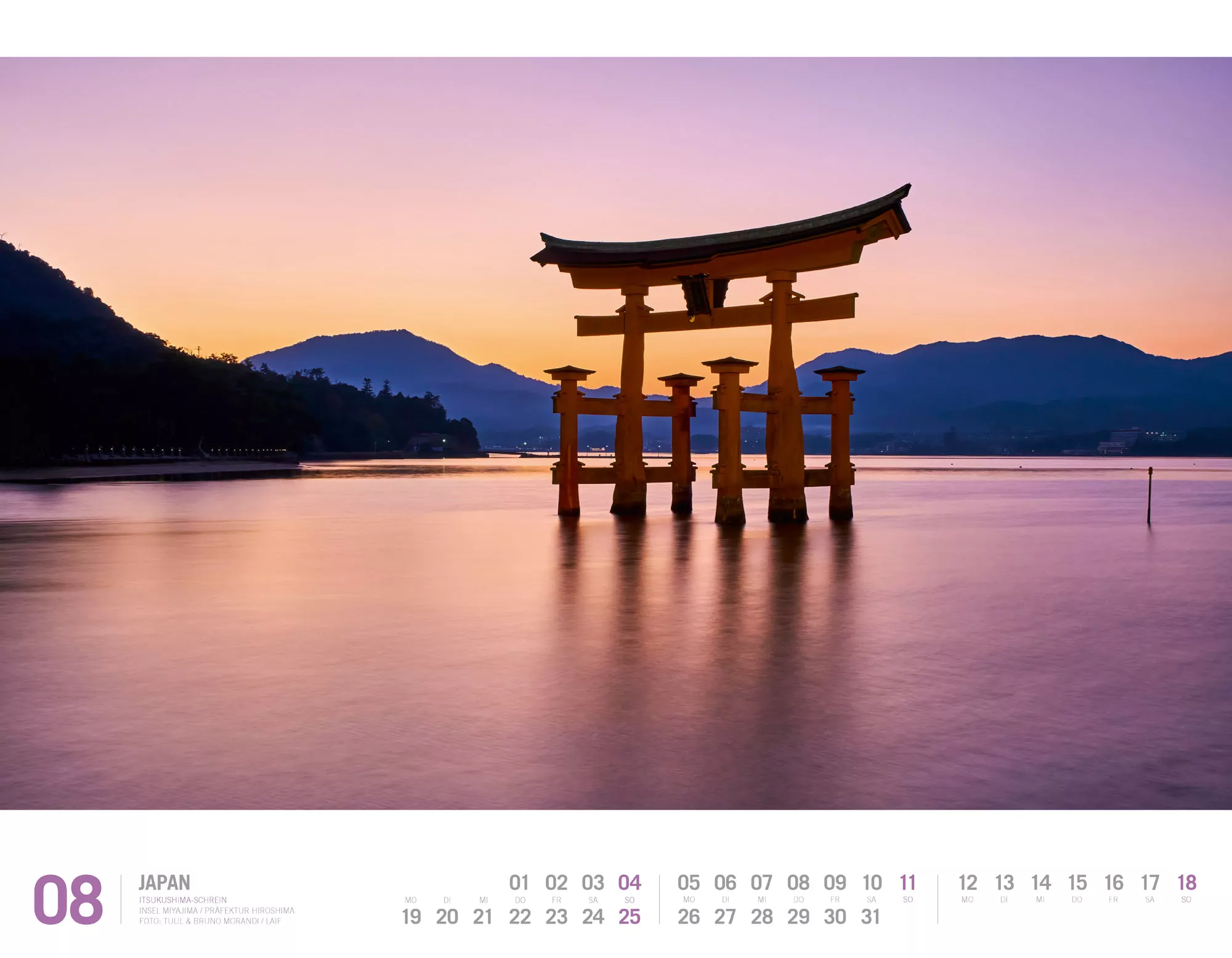 Ackermann Kalender Japan 2024 - Innenansicht 08