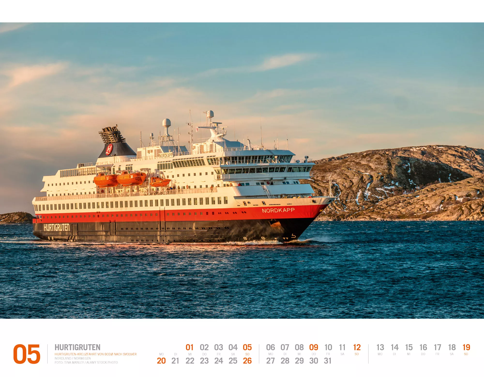 Ackermann Kalender Hurtigruten 2024 - Innenansicht 05