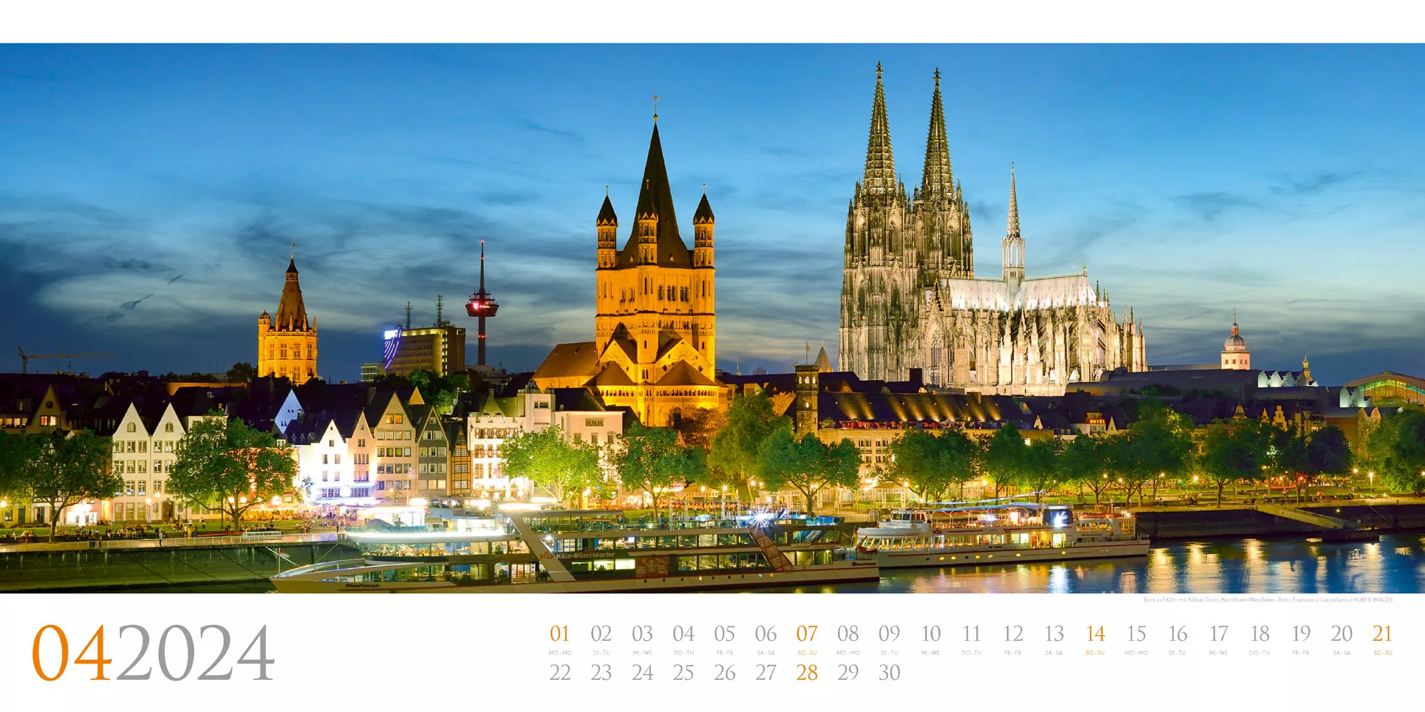 Ackermann Kalender Deutschland - Panorama 2024 - Innenansicht 04