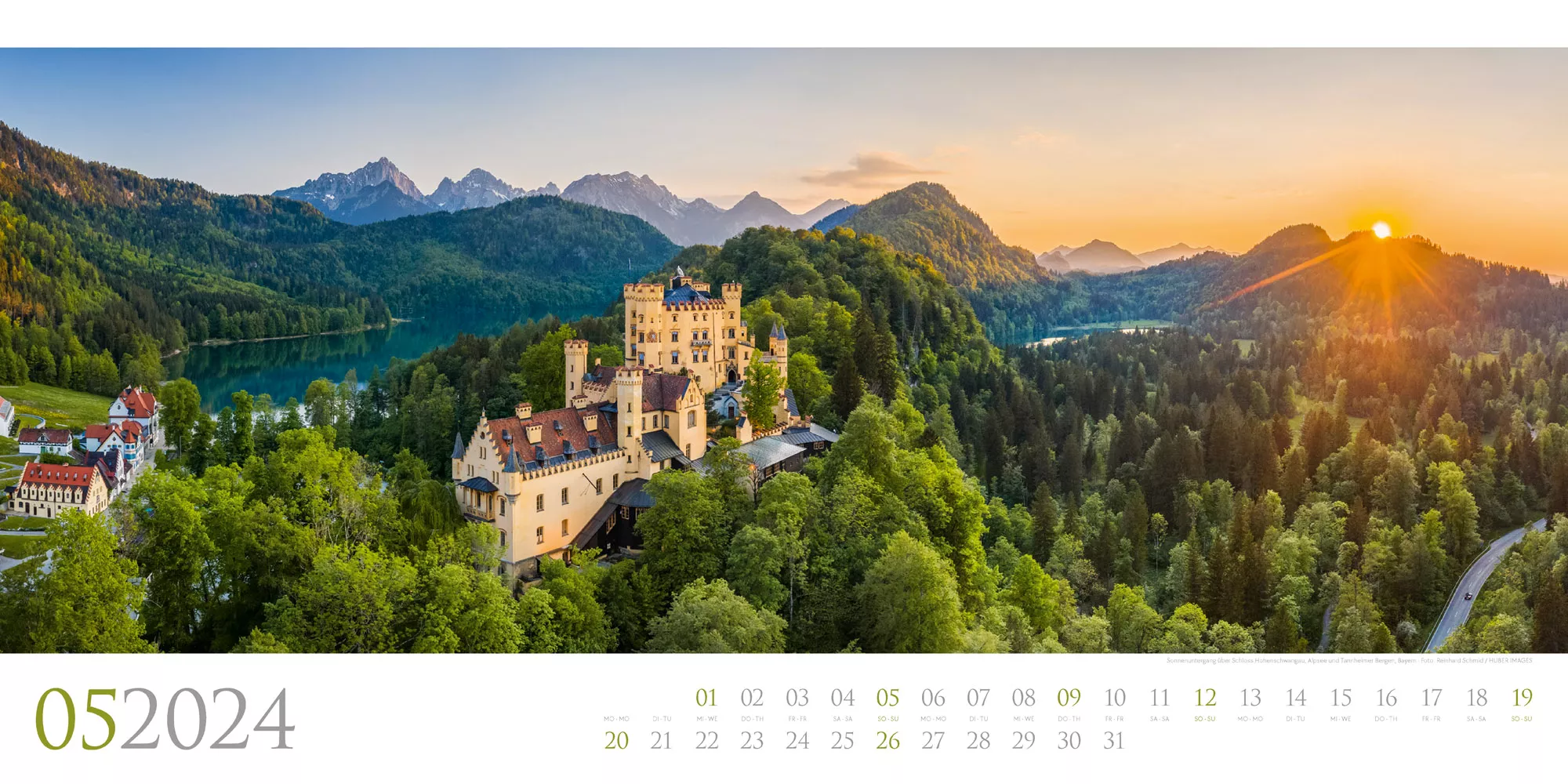 Ackermann Kalender Deutschland - Panorama 2024 - Innenansicht 05