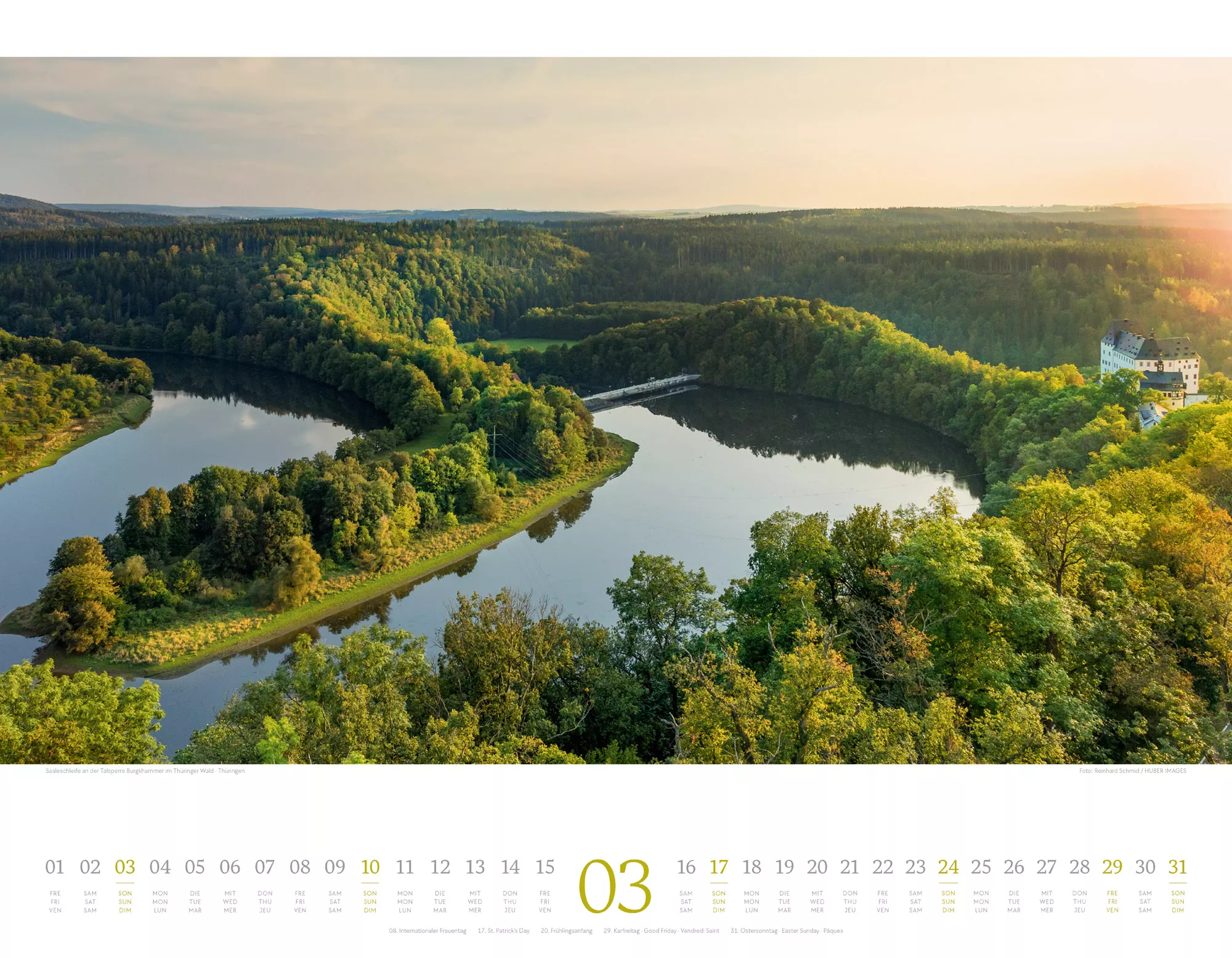 Ackermann Kalender Deutschland - Landschaften 2024 - Innenansicht 03
