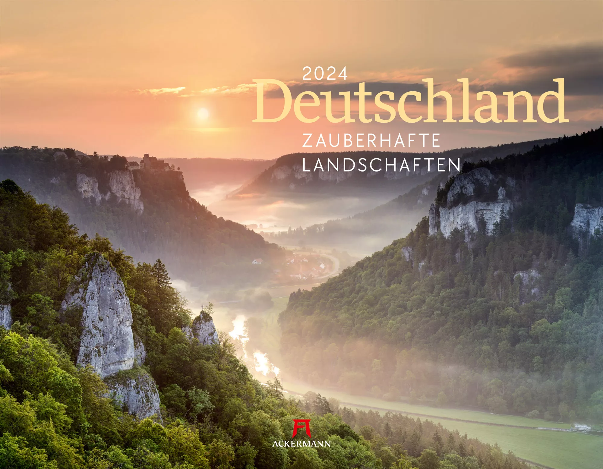 Ackermann Kalender Deutschland - Landschaften 2024 - Titelblatt