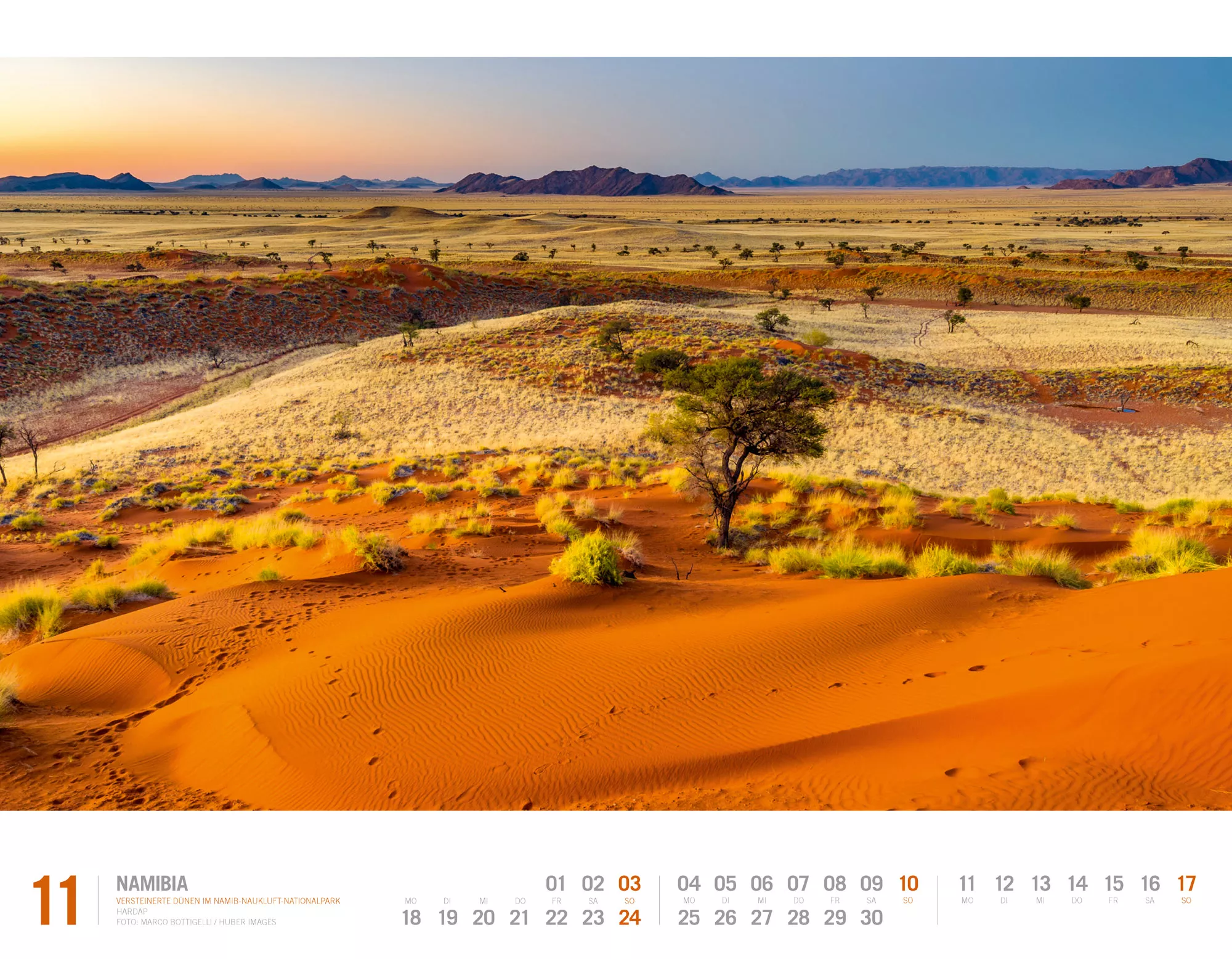 Ackermann Kalender Namibia 2024 - Innenansicht 11