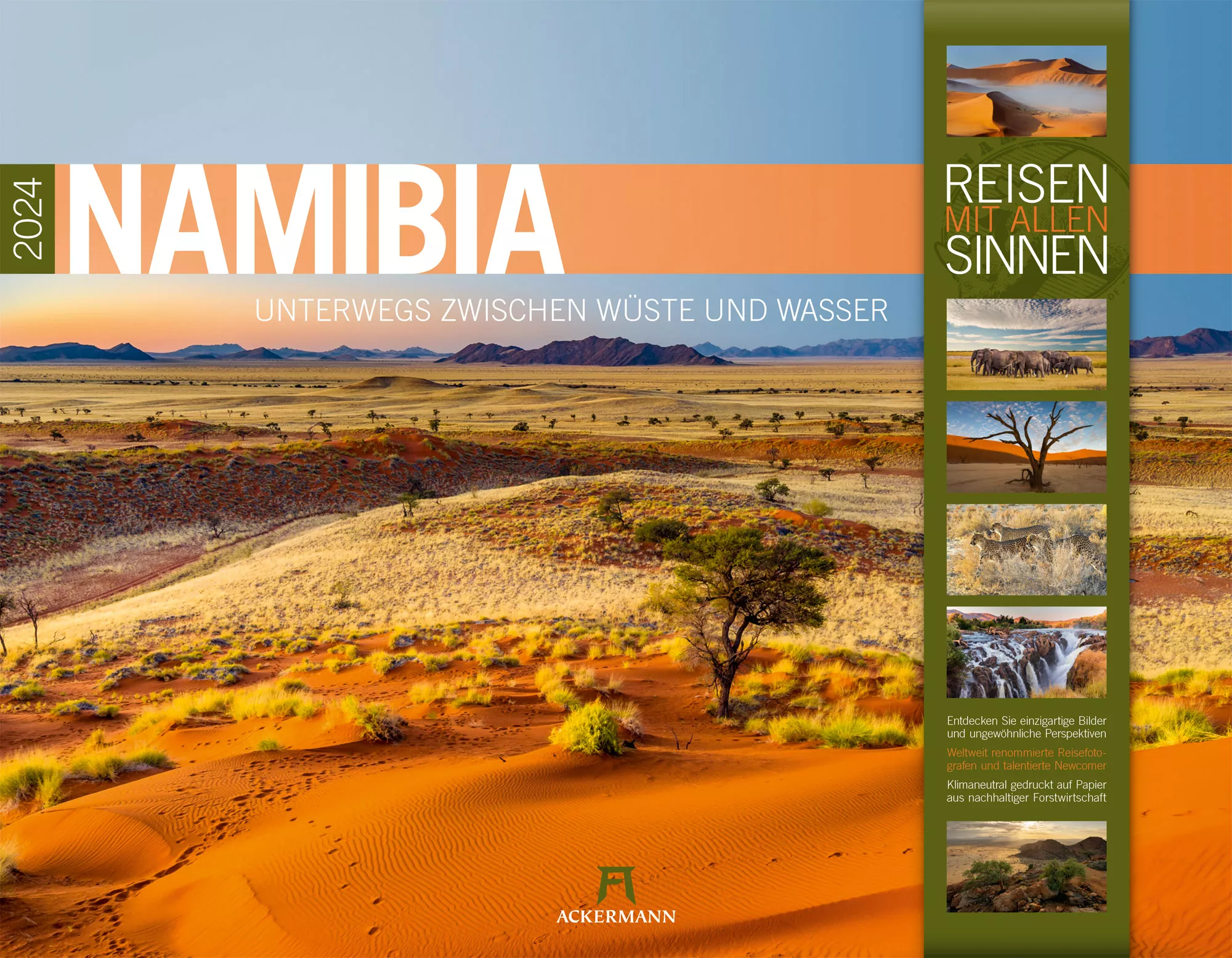 Ackermann Kalender Namibia 2024 - Titelblatt