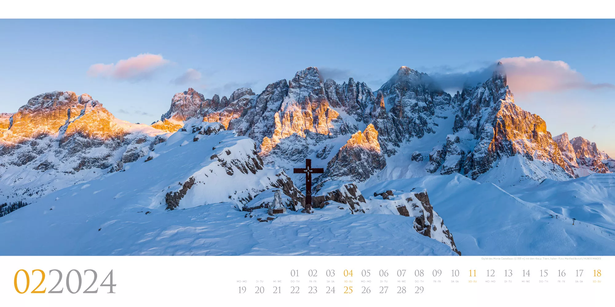 Ackermann Kalender Dolomiten 2024 - Innenansicht 02