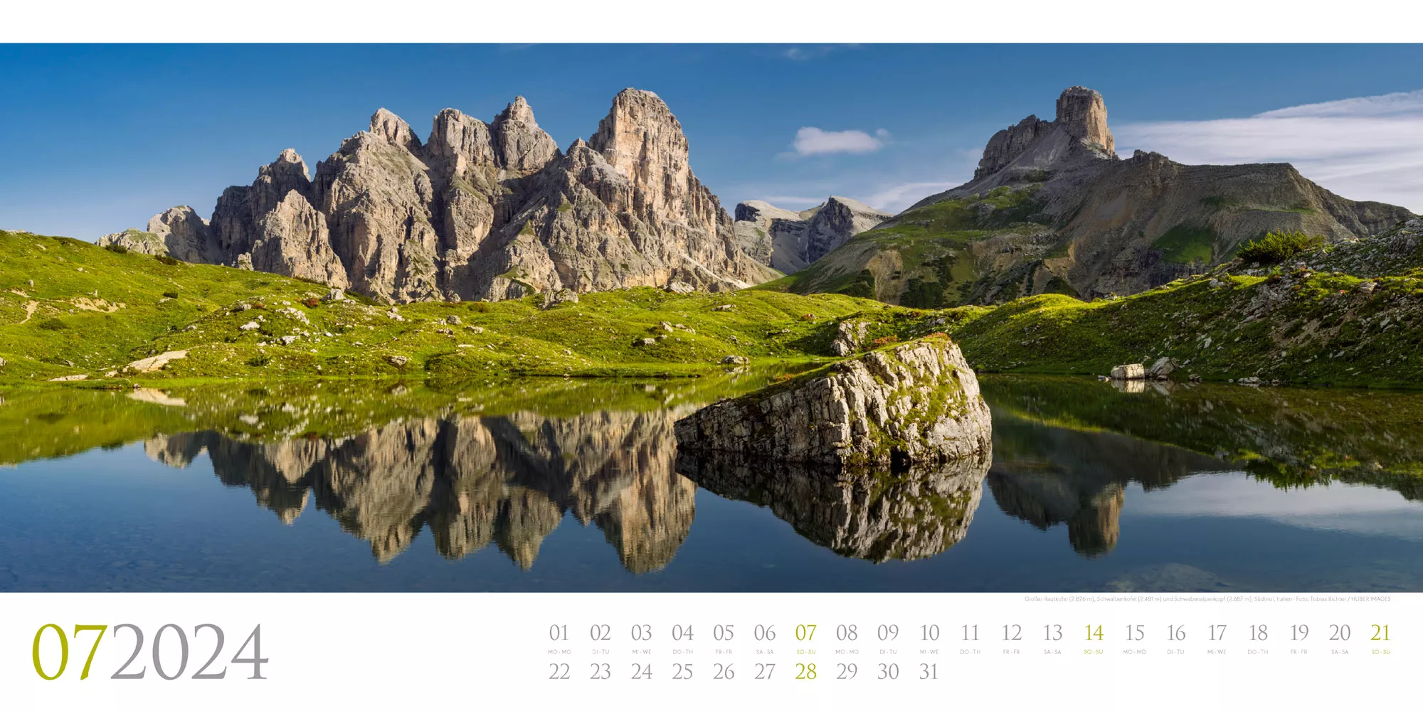 Ackermann Kalender Dolomiten 2024 - Innenansicht 07