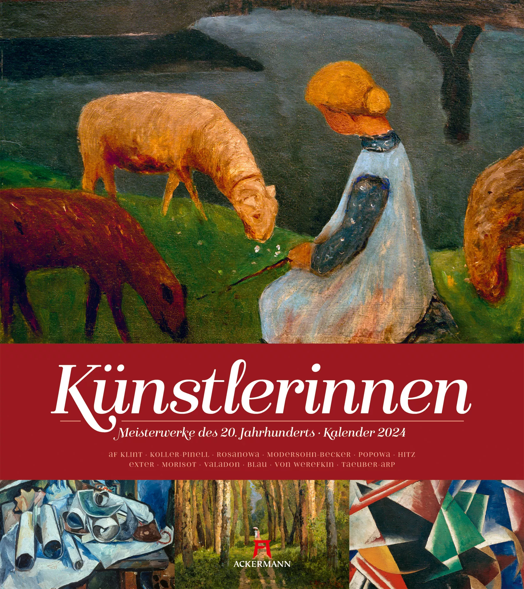 Ackermann Kalender Künstlerinnen 2024 - Titelblatt