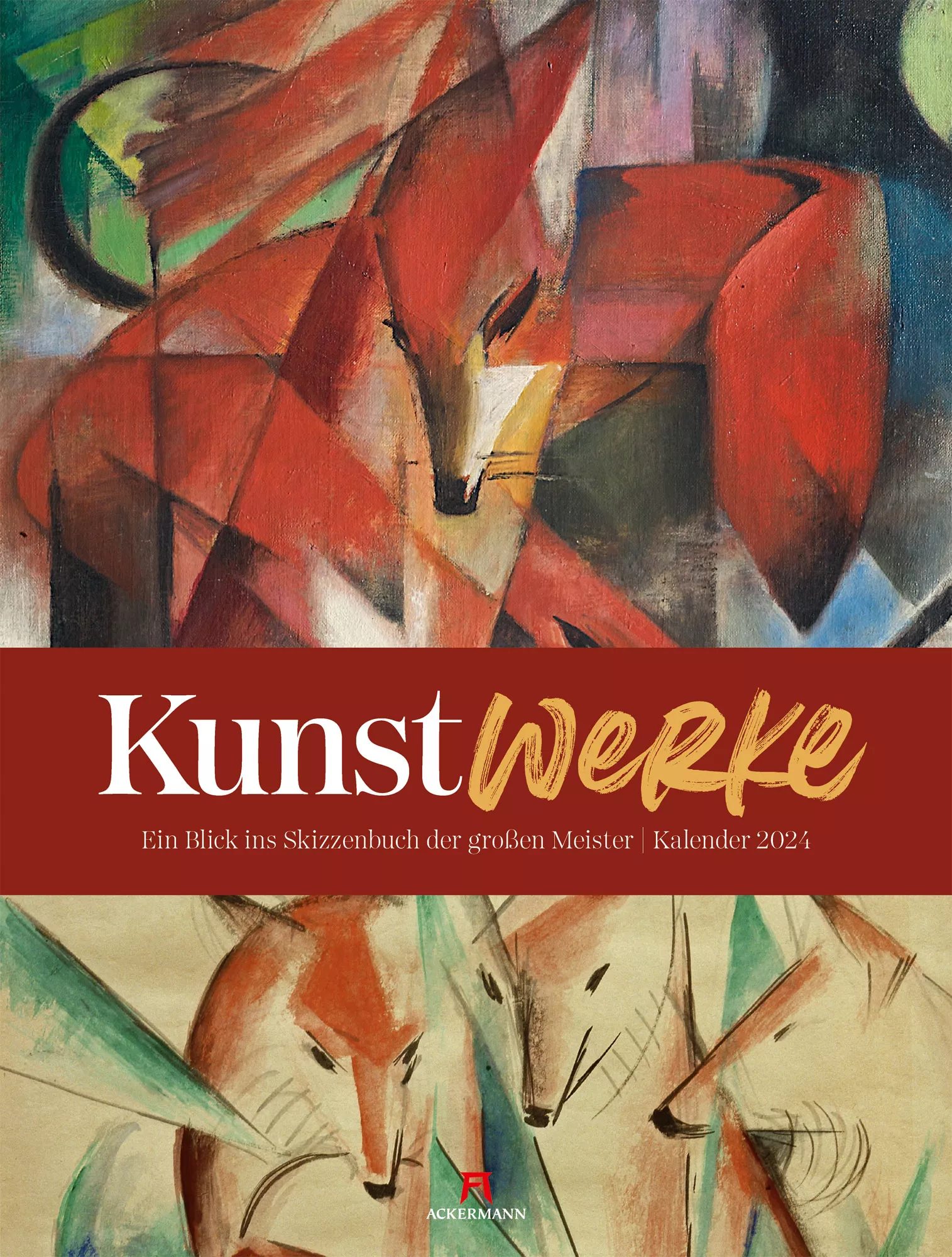 Ackermann Kalender KunstWerke 2024 - Titelblatt