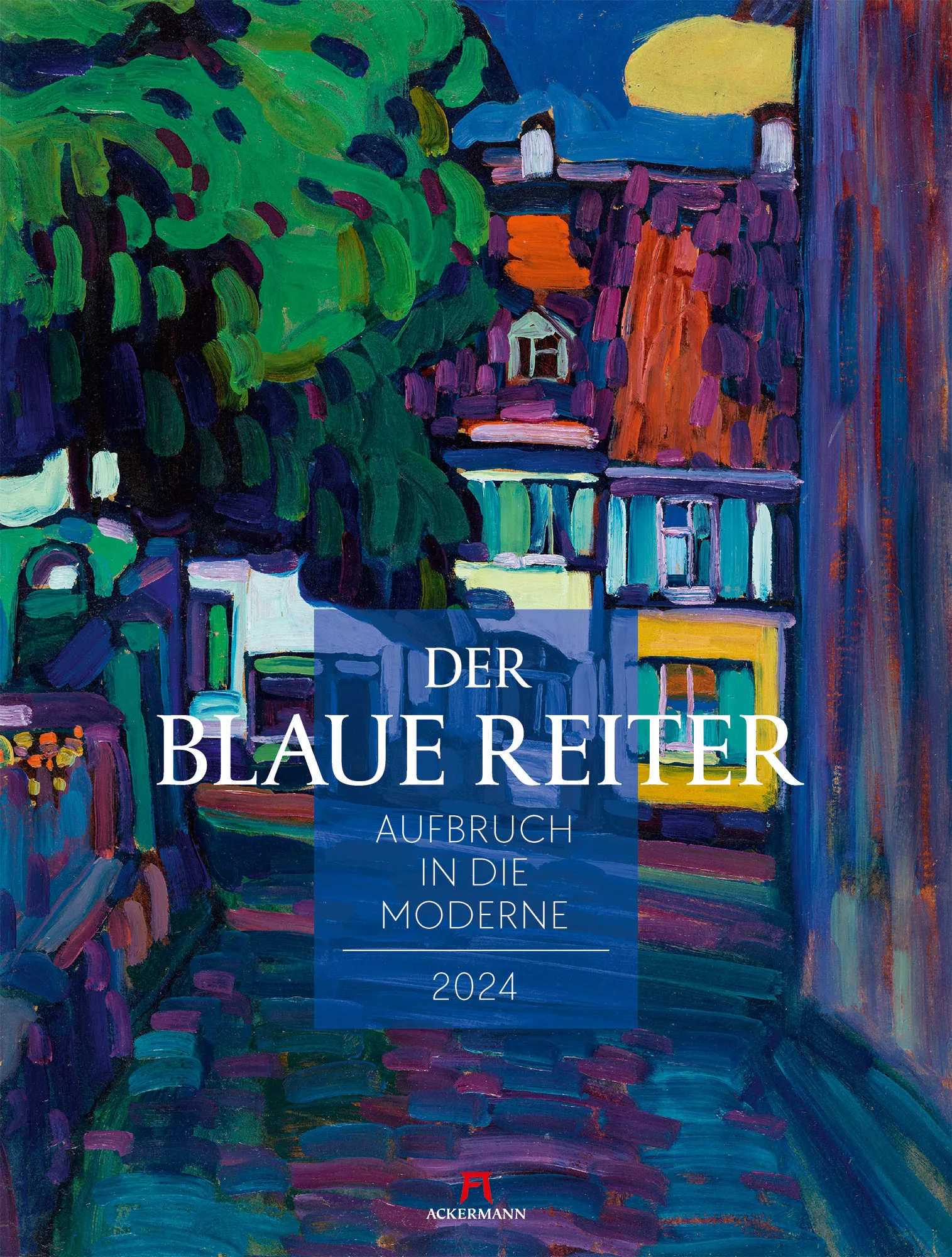 Ackermann Kalender Der Blaue Reiter 2024 - Titelblatt