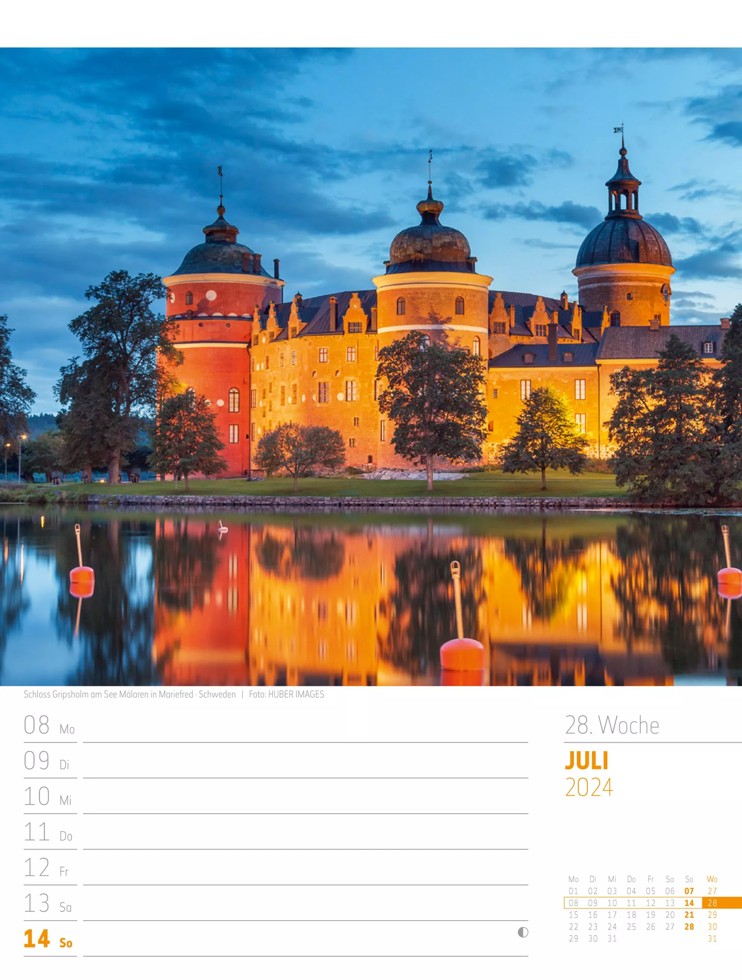 Ackermann Kalender Skandinavien - Wochenplaner 2024 - Innenansicht 31