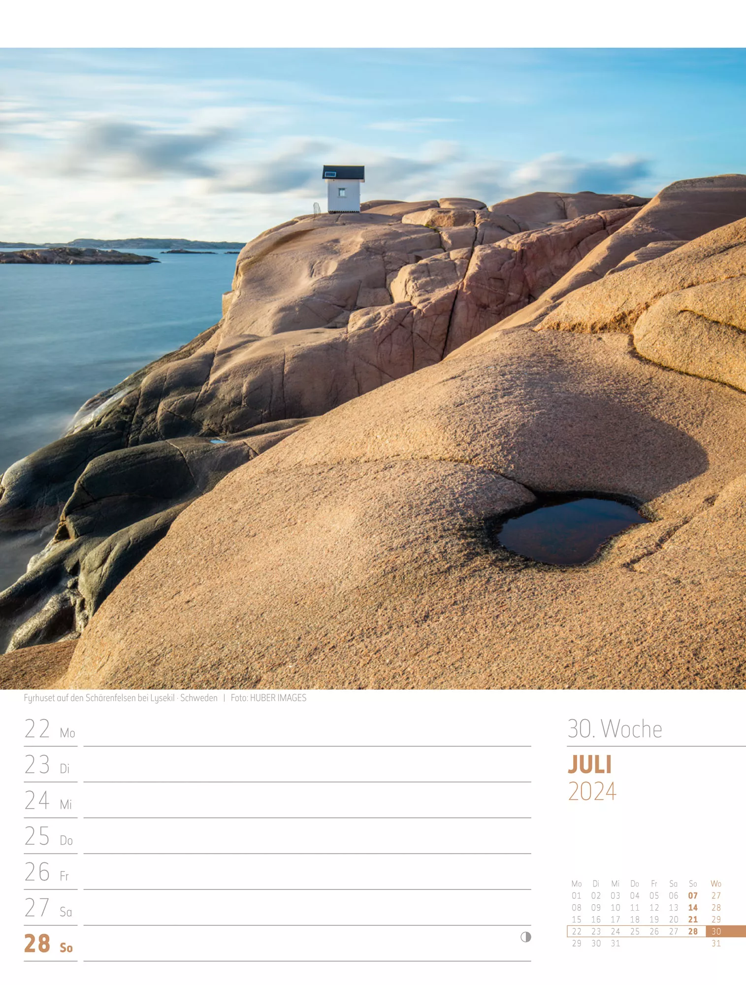 Ackermann Kalender Skandinavien - Wochenplaner 2024 - Innenansicht 33