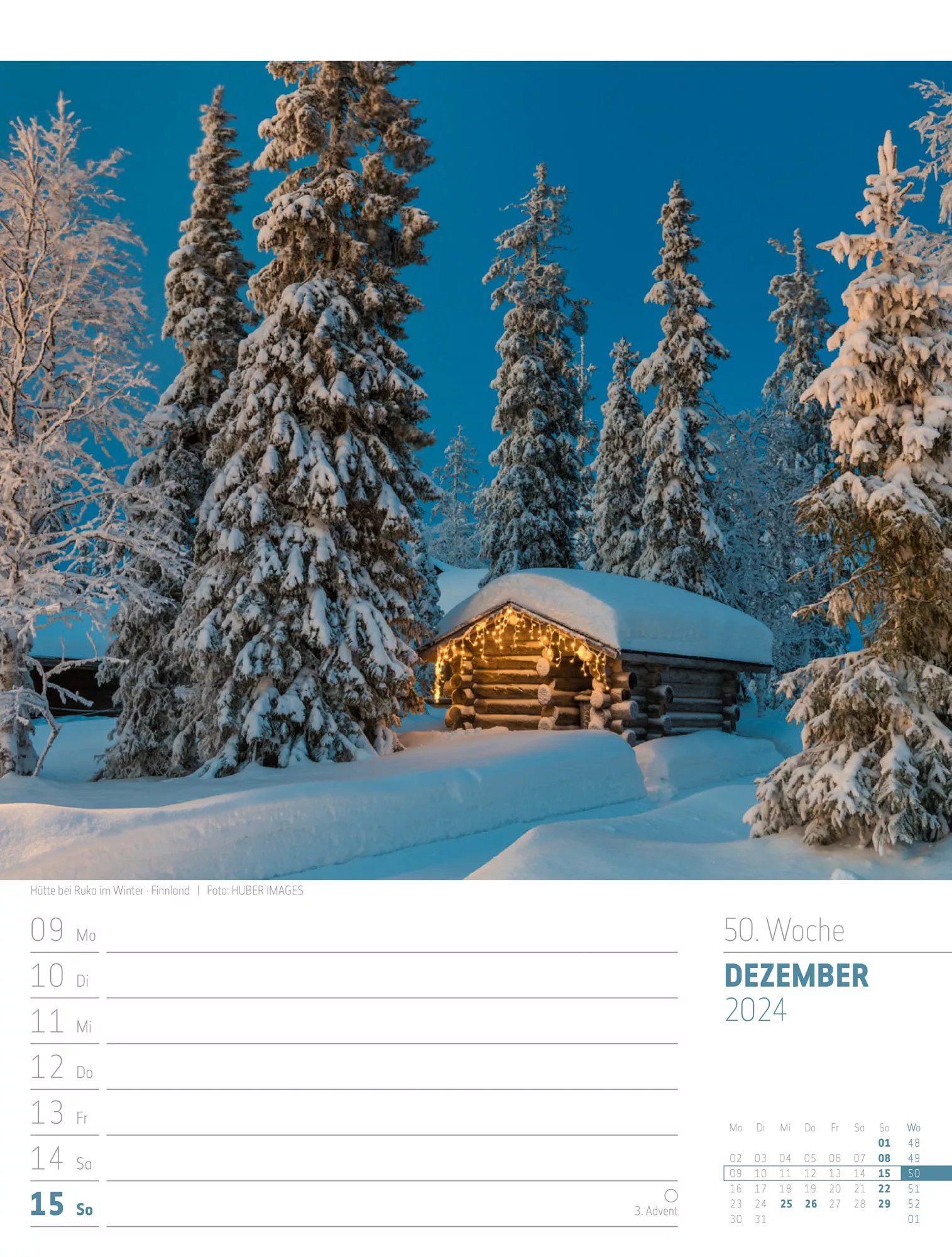 Ackermann Kalender Skandinavien - Wochenplaner 2024 - Innenansicht 53