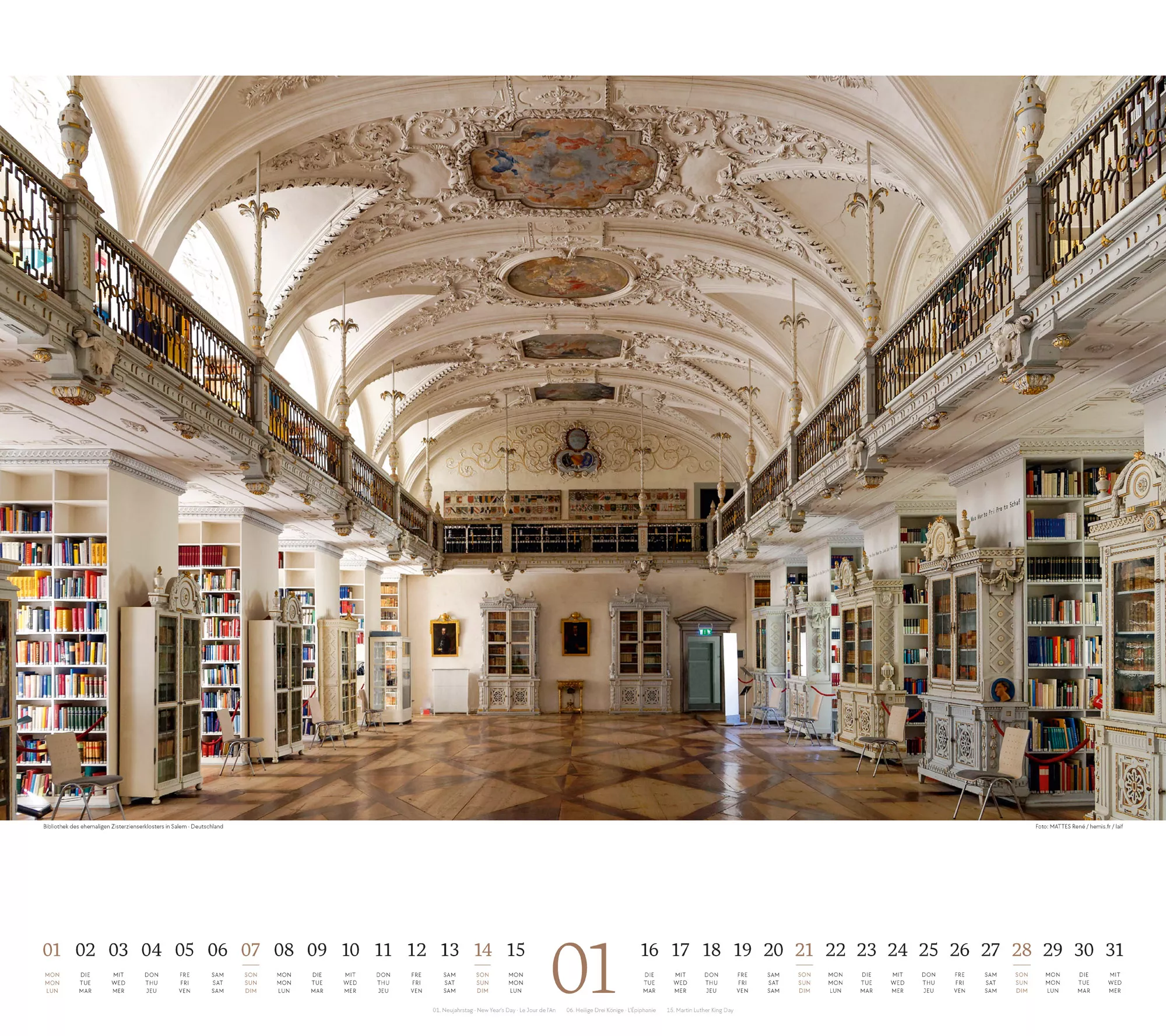 Ackermann Kalender Welt der Bücher 2024 - Innenansicht 01