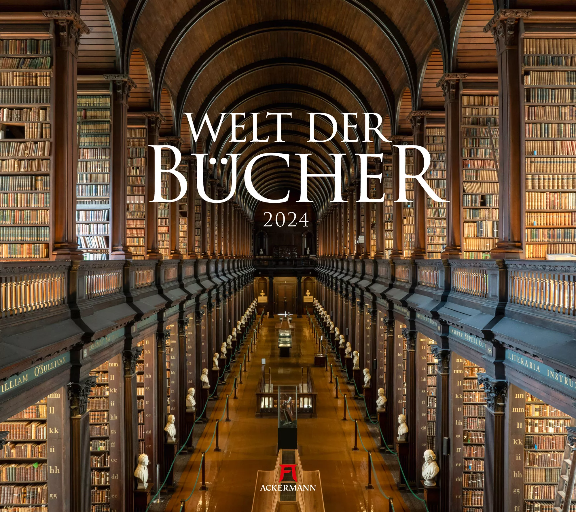 Ackermann Kalender Welt der Bücher 2024 - Titelblatt