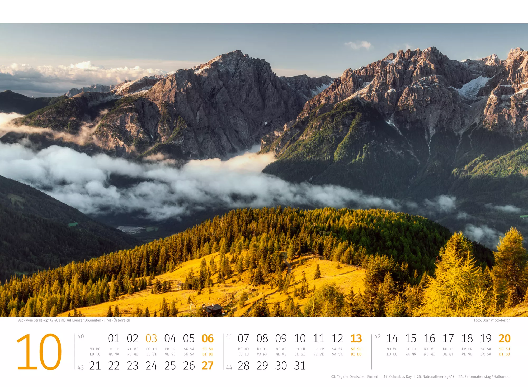 Ackermann Kalender Alpenkalender 2024 - Innenansicht 10