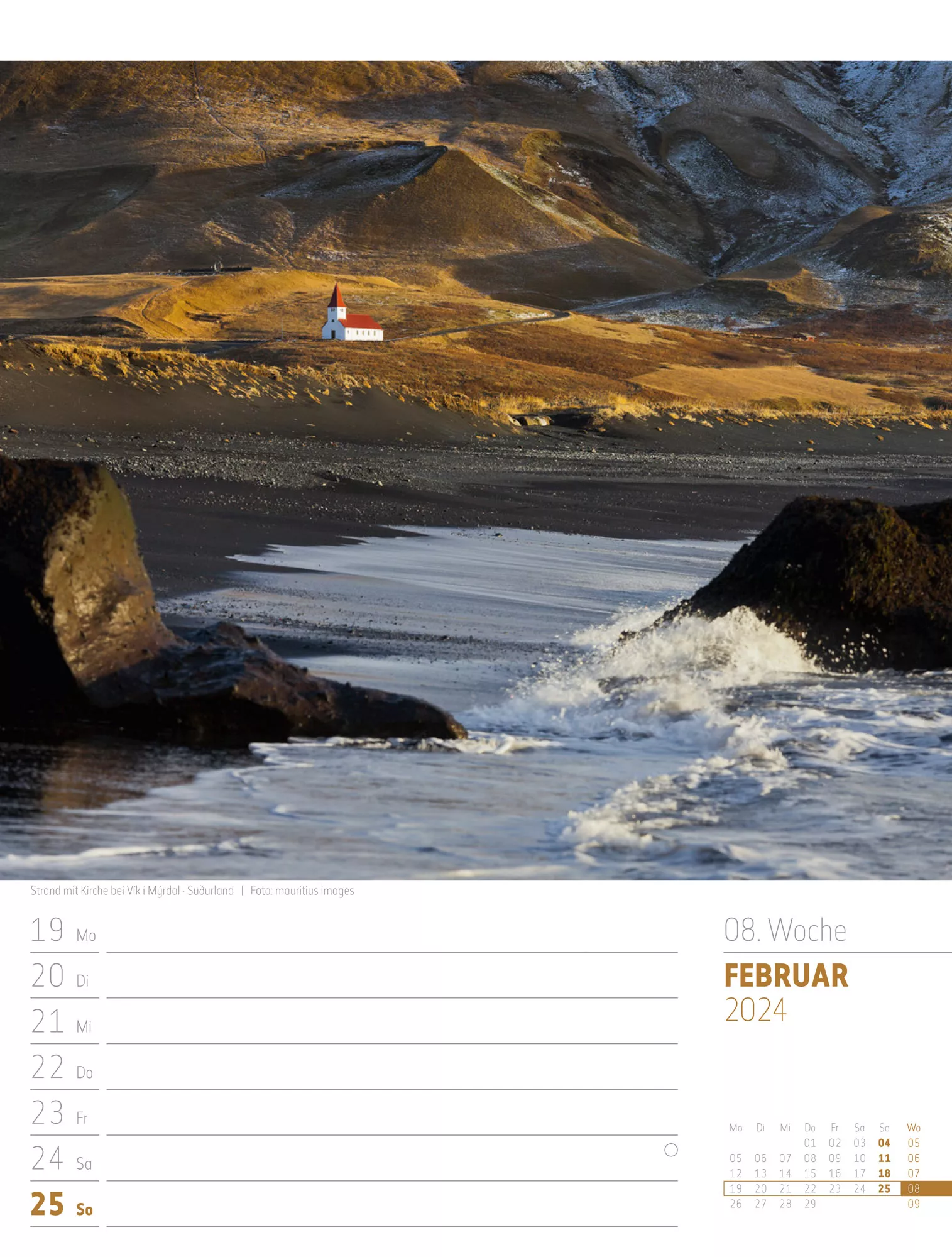 Ackermann Kalender Island - Wochenplaner 2024 - Innenansicht 11