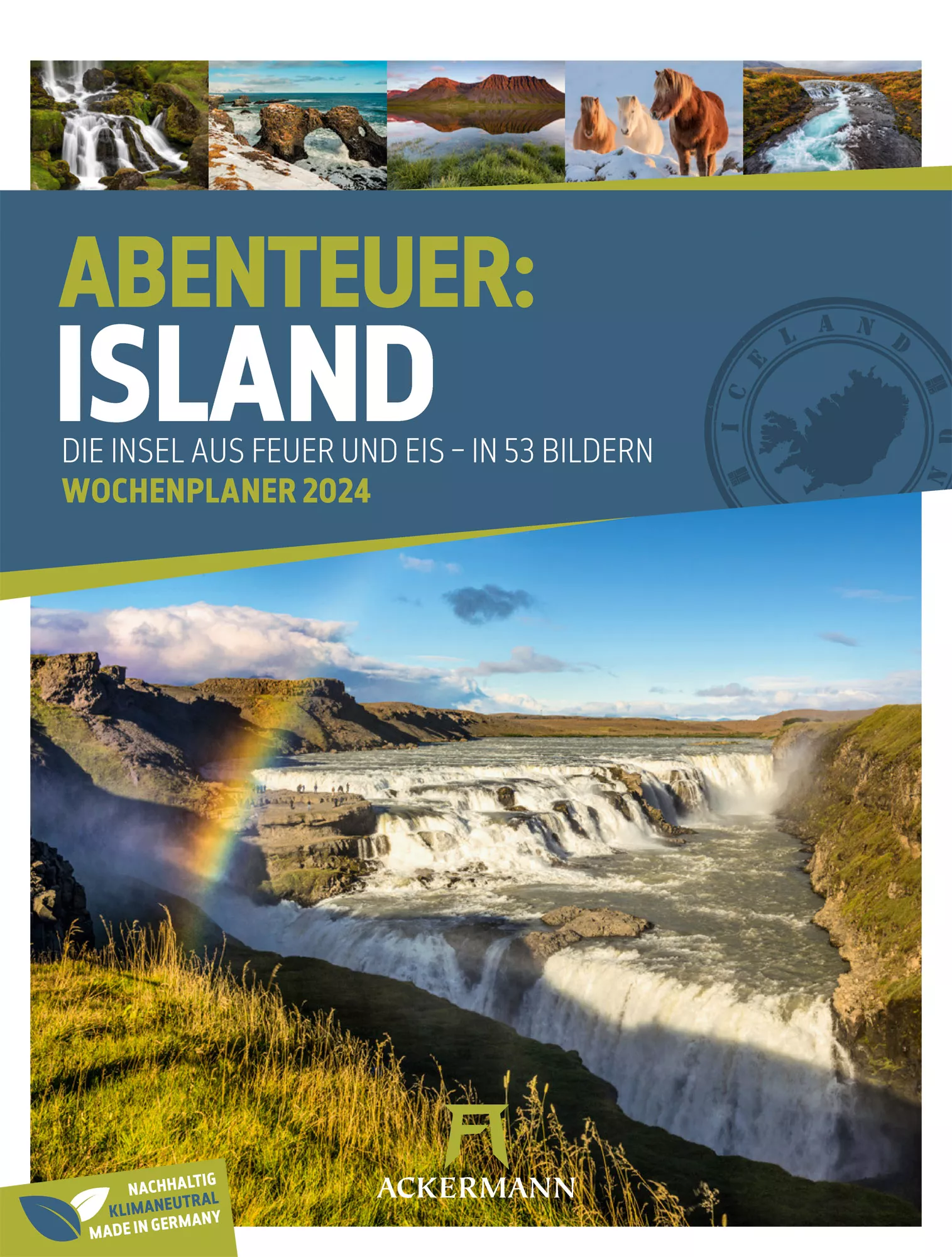 Ackermann Kalender Island - Wochenplaner 2024 - Titelblatt