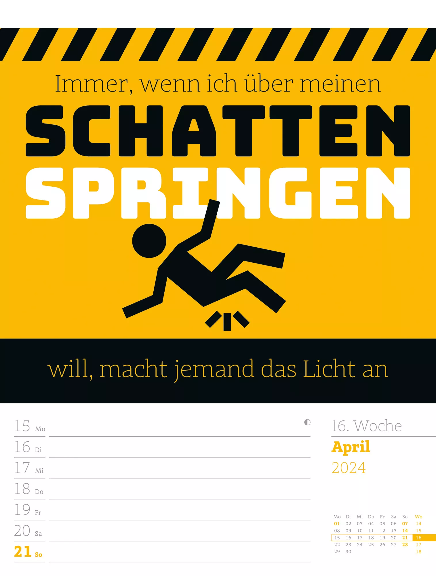 Ackermann Kalender Klartext - Wochenplaner 2024 - Innenansicht 19