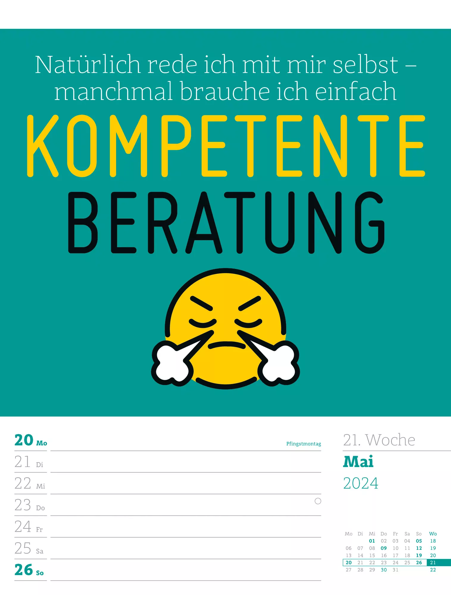 Ackermann Kalender Klartext - Wochenplaner 2024 - Innenansicht 24