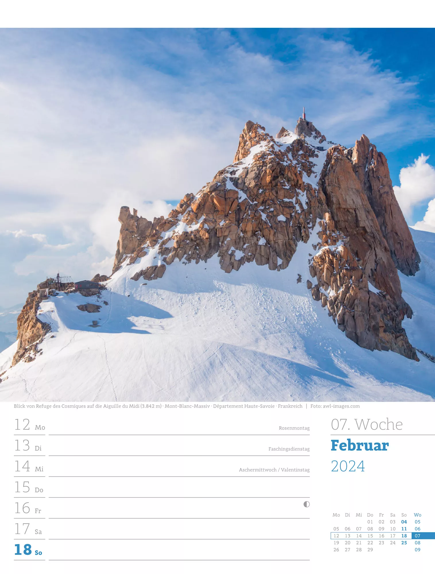 Ackermann Kalender Alpenwelt - Wochenplaner 2024 - Innenansicht 10