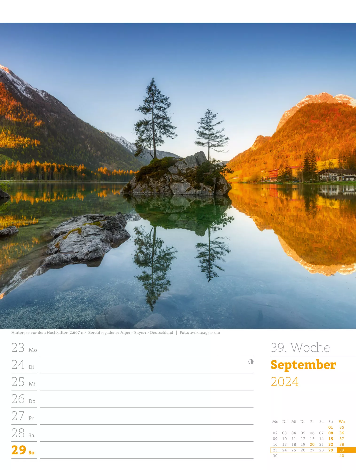 Ackermann Kalender Alpenwelt - Wochenplaner 2024 - Innenansicht 42