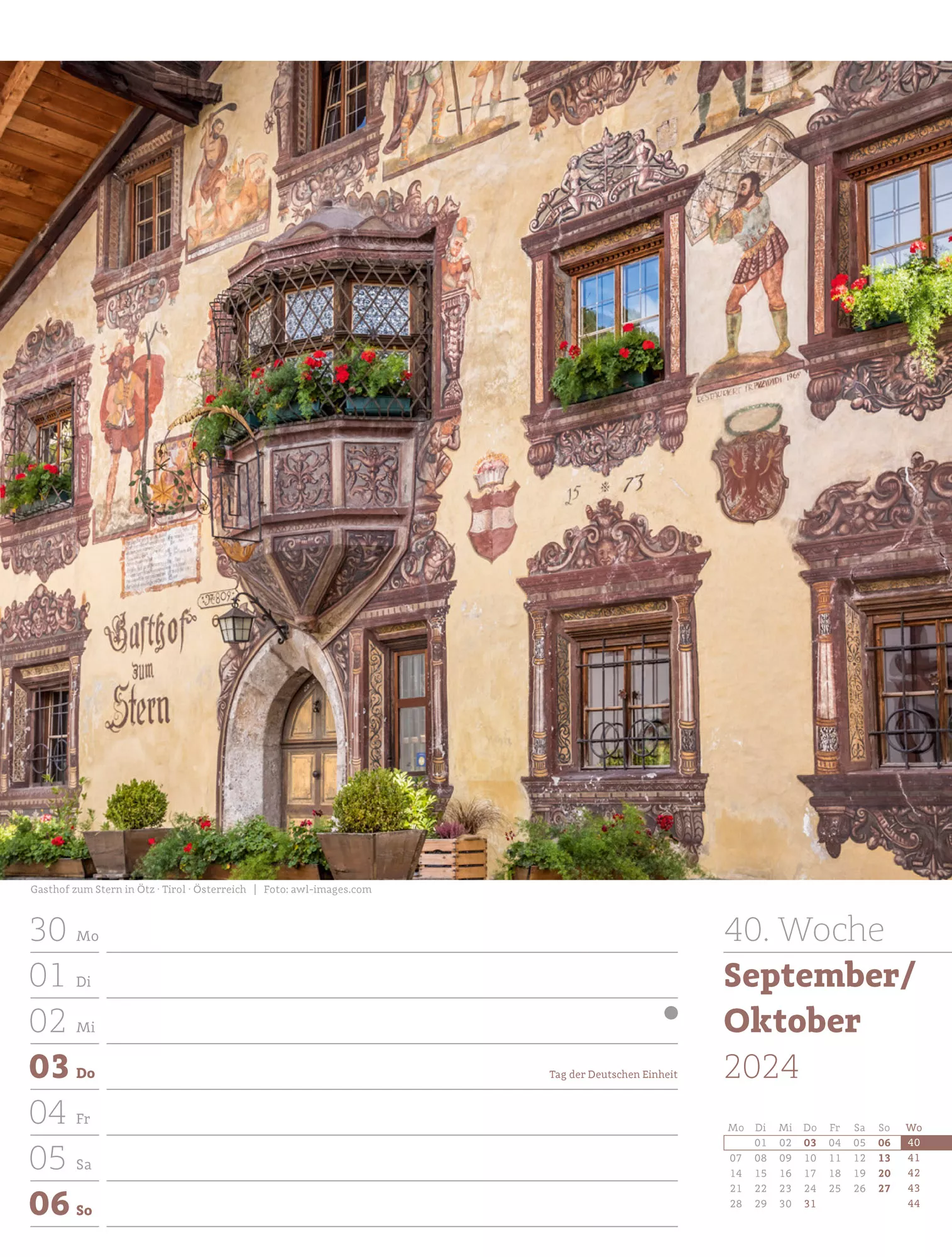 Ackermann Kalender Alpenwelt - Wochenplaner 2024 - Innenansicht 43