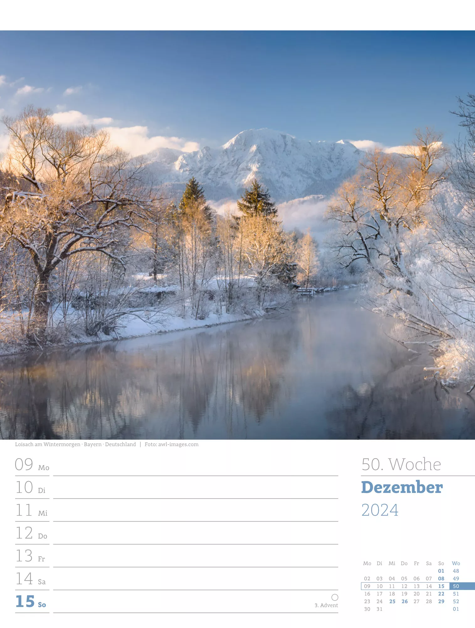 Ackermann Kalender Alpenwelt - Wochenplaner 2024 - Innenansicht 53