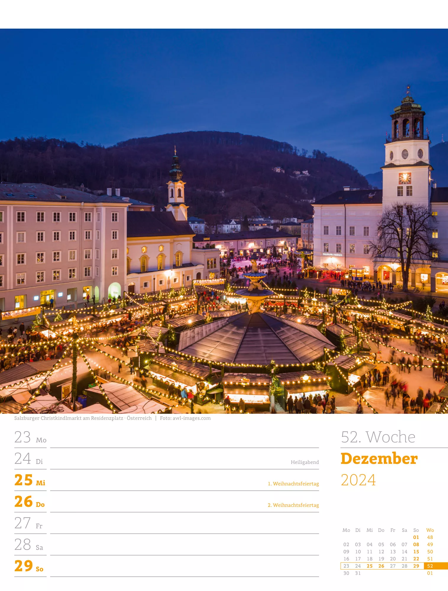 Ackermann Kalender Alpenwelt - Wochenplaner 2024 - Innenansicht 55