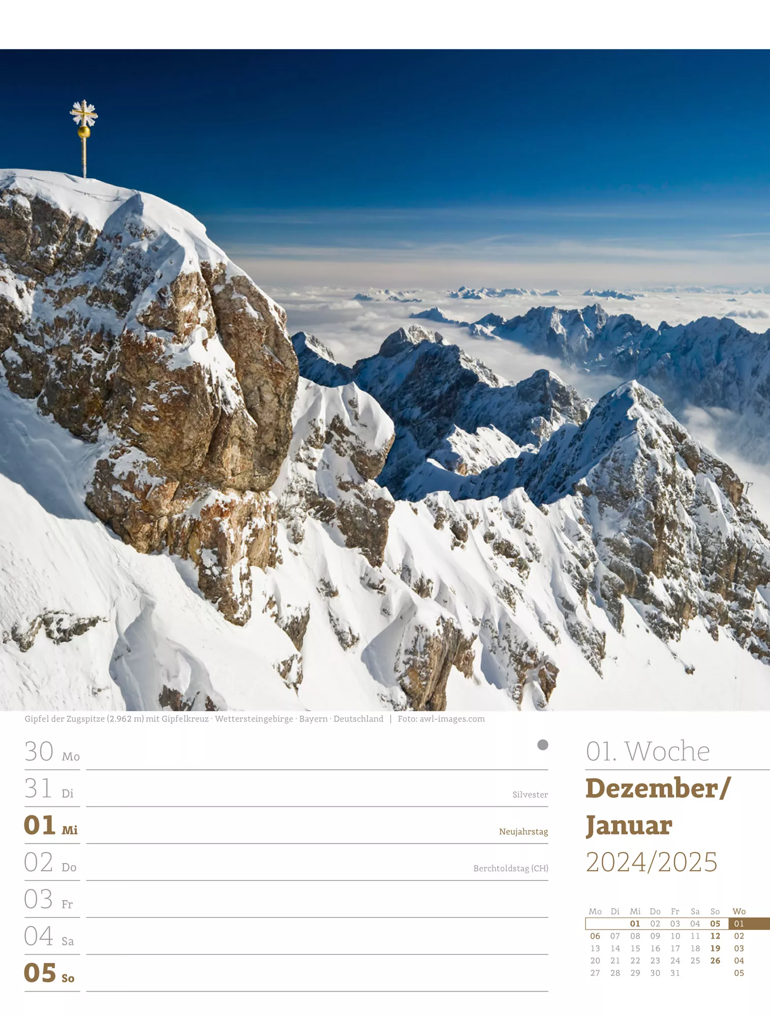 Ackermann Kalender Alpenwelt - Wochenplaner 2024 - Innenansicht 56