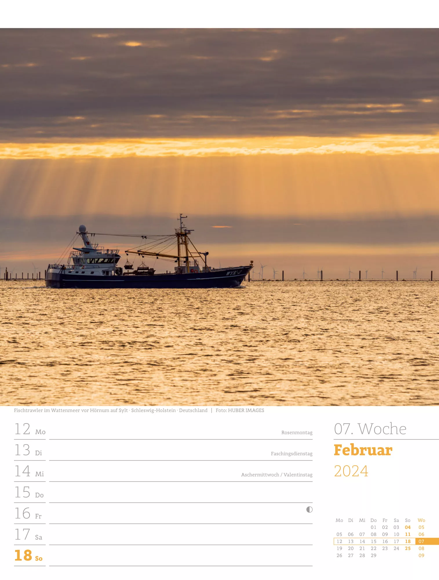 Ackermann Kalender Am Meer - Wochenplaner 2024 - Innenansicht 10