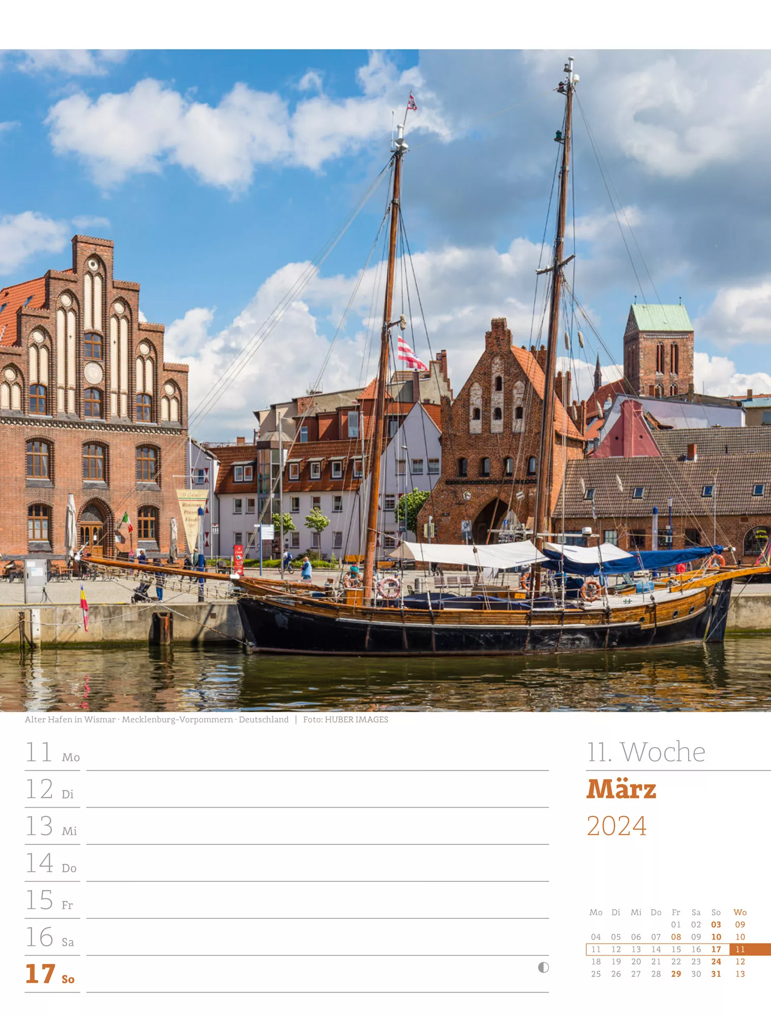 Ackermann Kalender Am Meer - Wochenplaner 2024 - Innenansicht 14