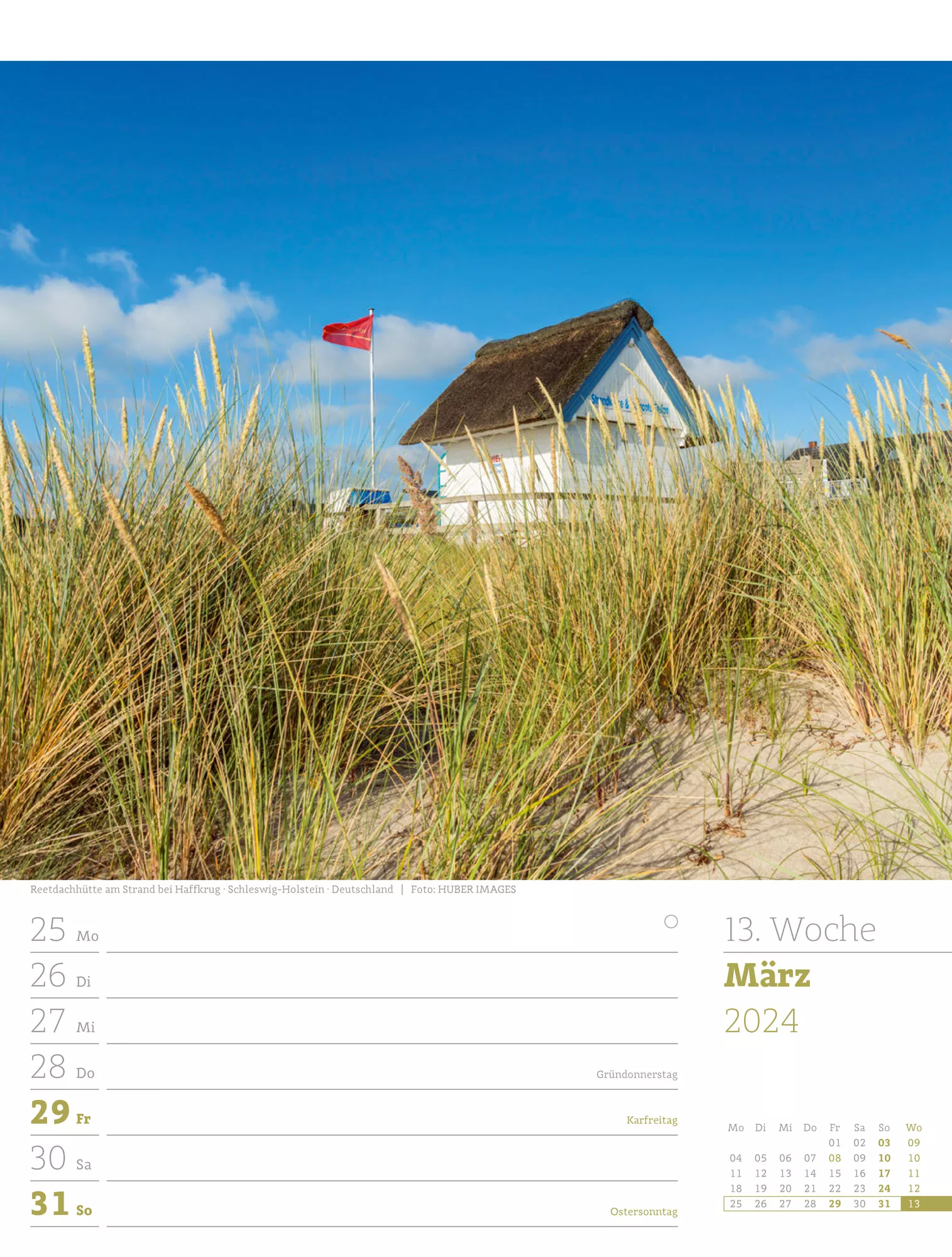 Ackermann Kalender Am Meer - Wochenplaner 2024 - Innenansicht 16