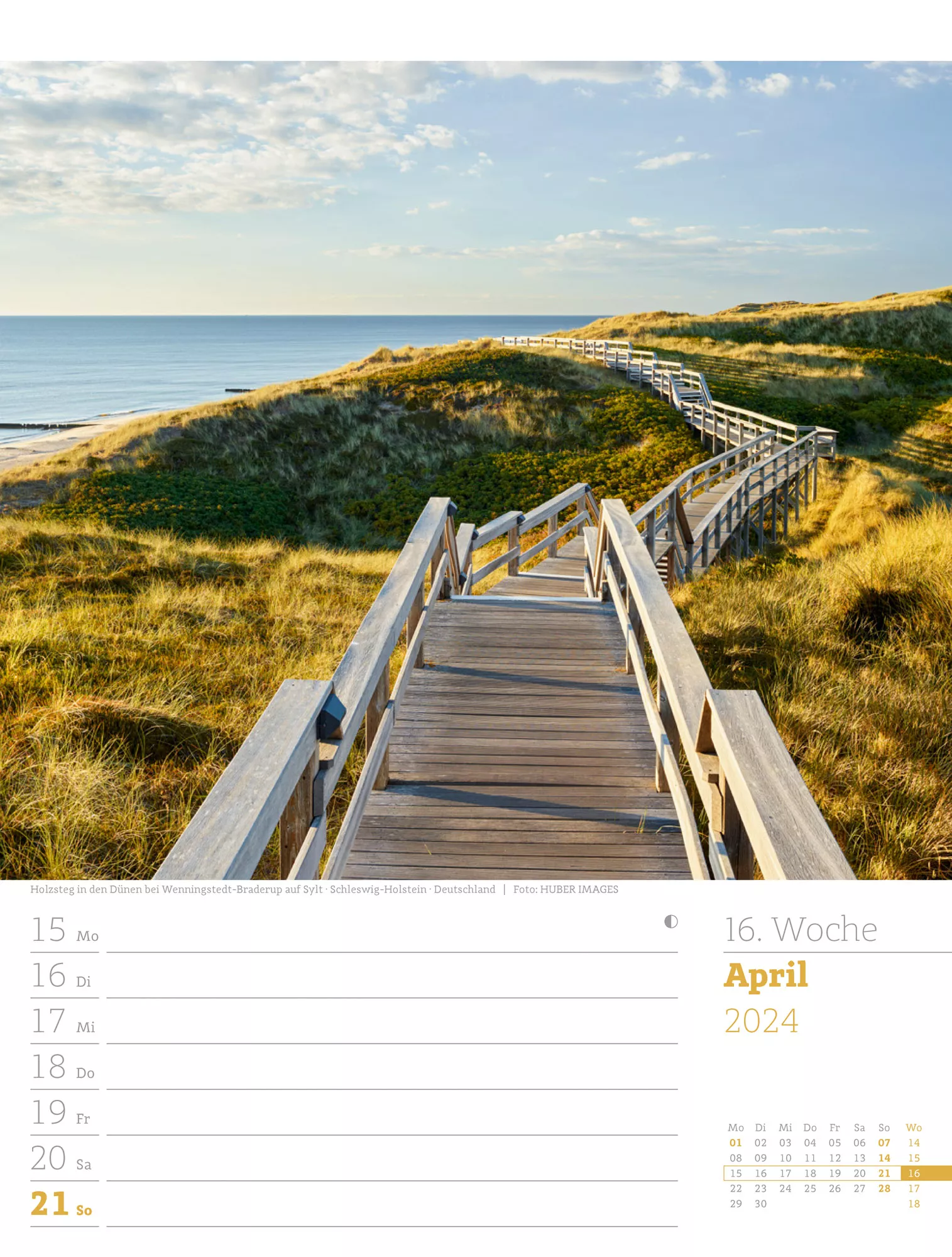 Ackermann Kalender Am Meer - Wochenplaner 2024 - Innenansicht 19