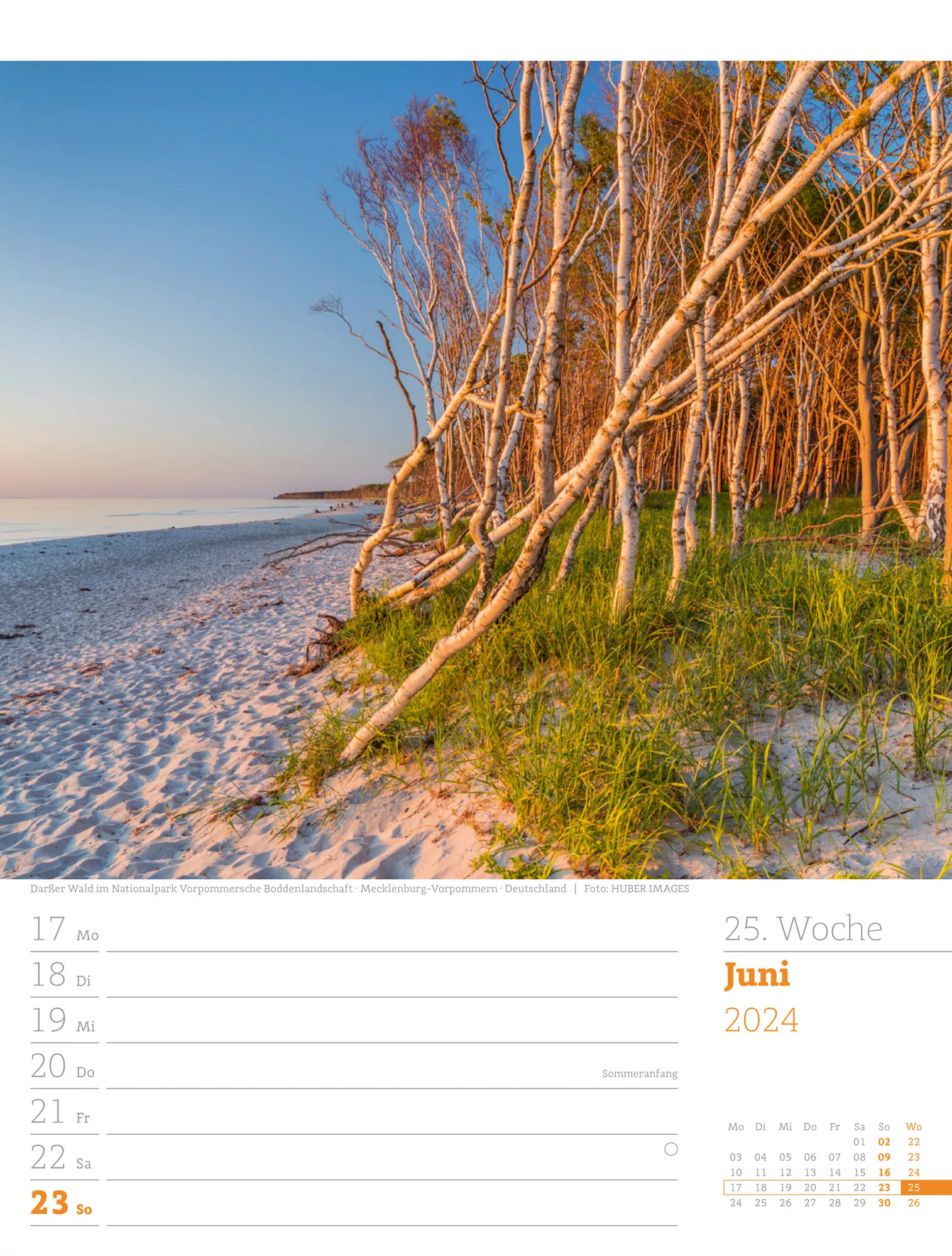 Ackermann Kalender Am Meer - Wochenplaner 2024 - Innenansicht 28