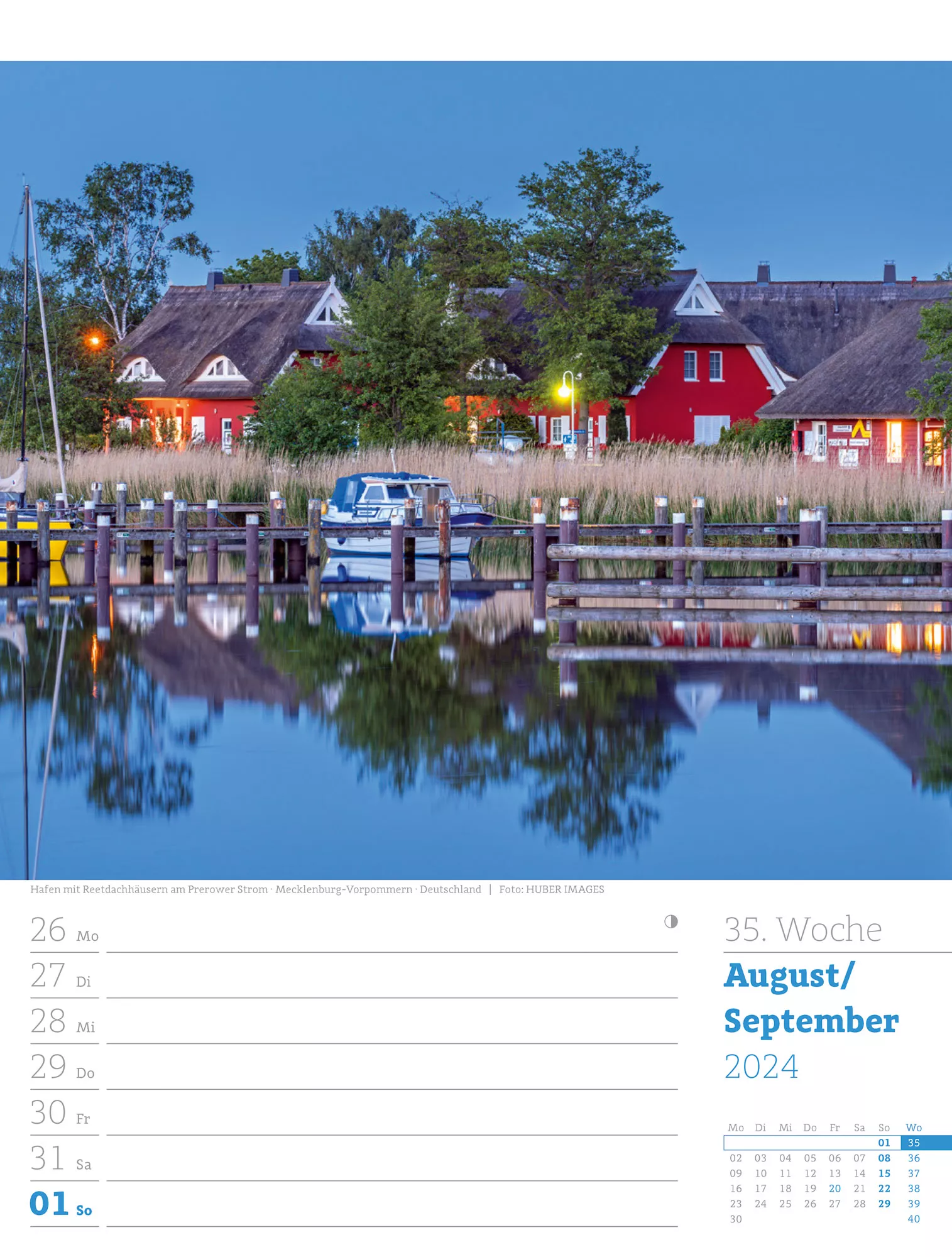 Ackermann Kalender Am Meer - Wochenplaner 2024 - Innenansicht 38