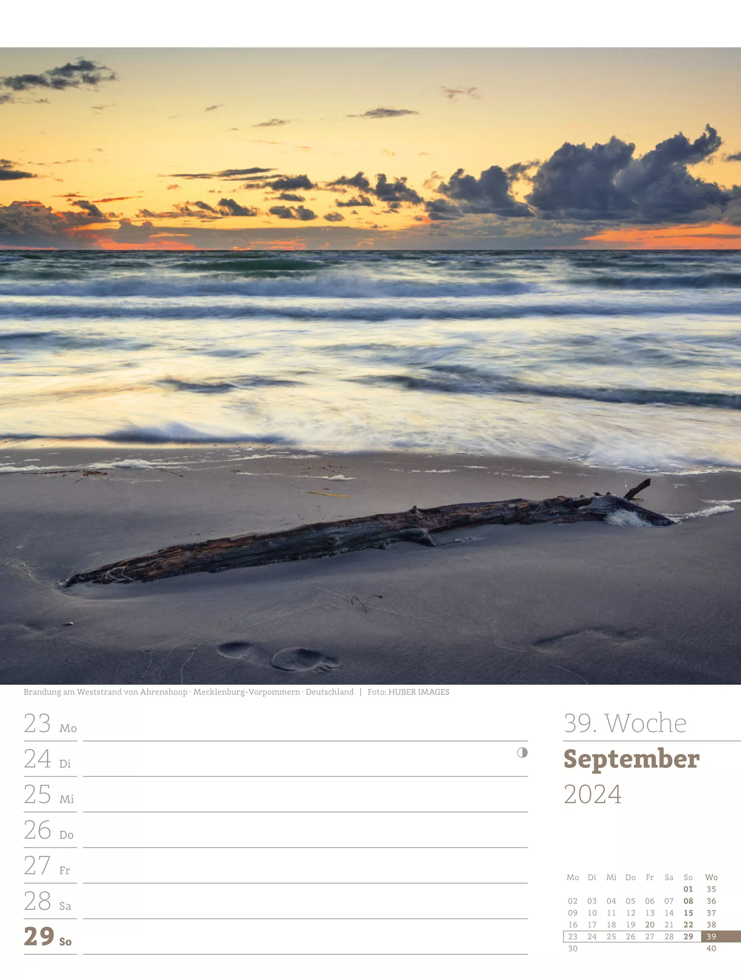 Ackermann Kalender Am Meer - Wochenplaner 2024 - Innenansicht 42