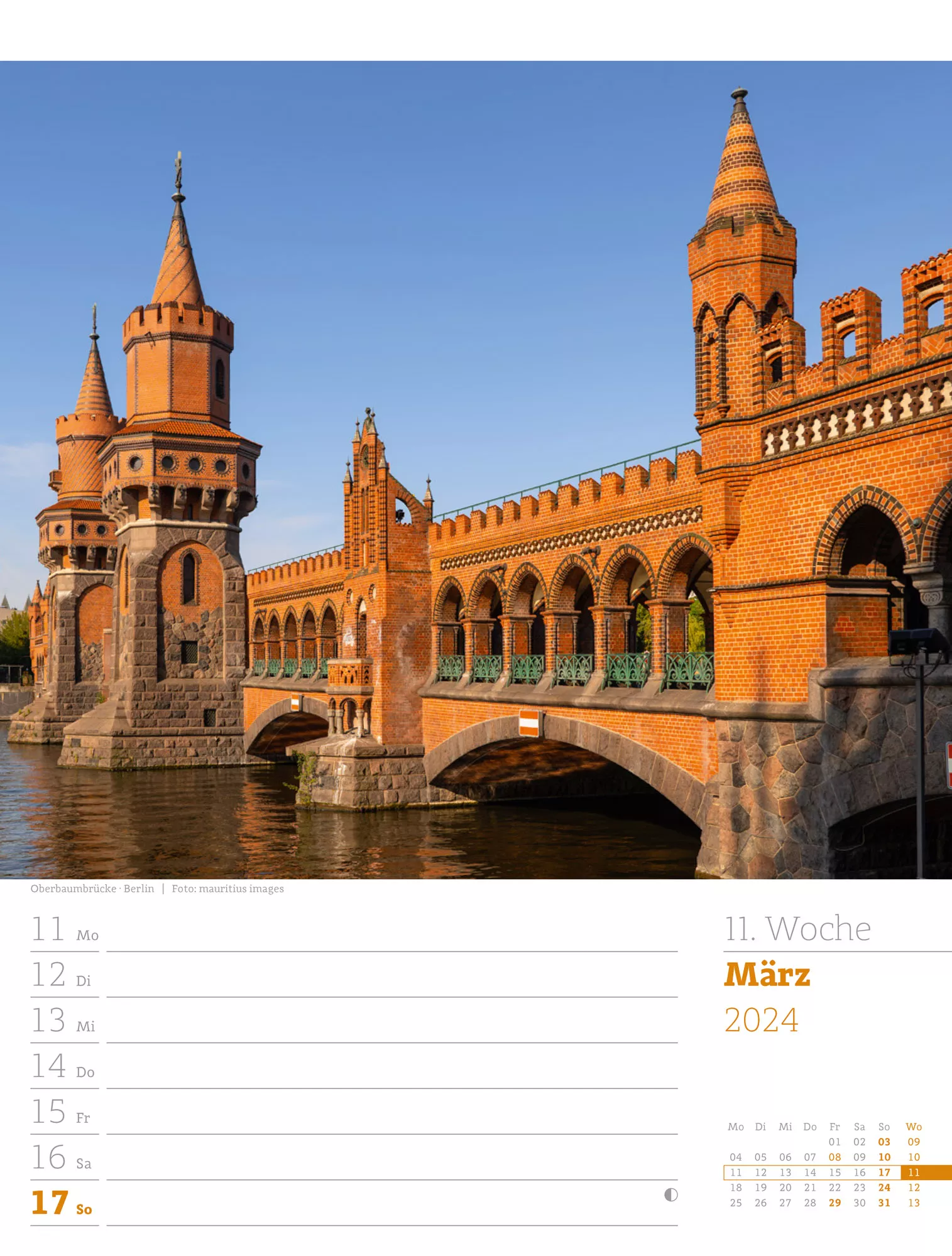 Ackermann Kalender Deutschland - Wochenplaner 2024 - Innenansicht 14