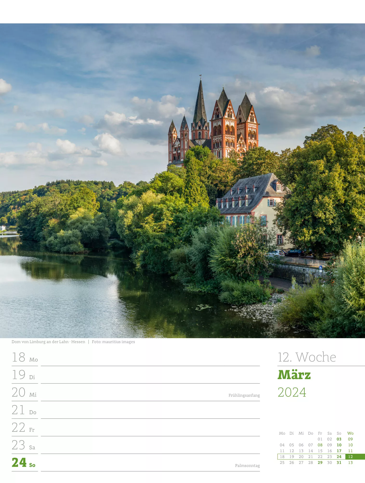 Ackermann Kalender Deutschland - Wochenplaner 2024 - Innenansicht 15
