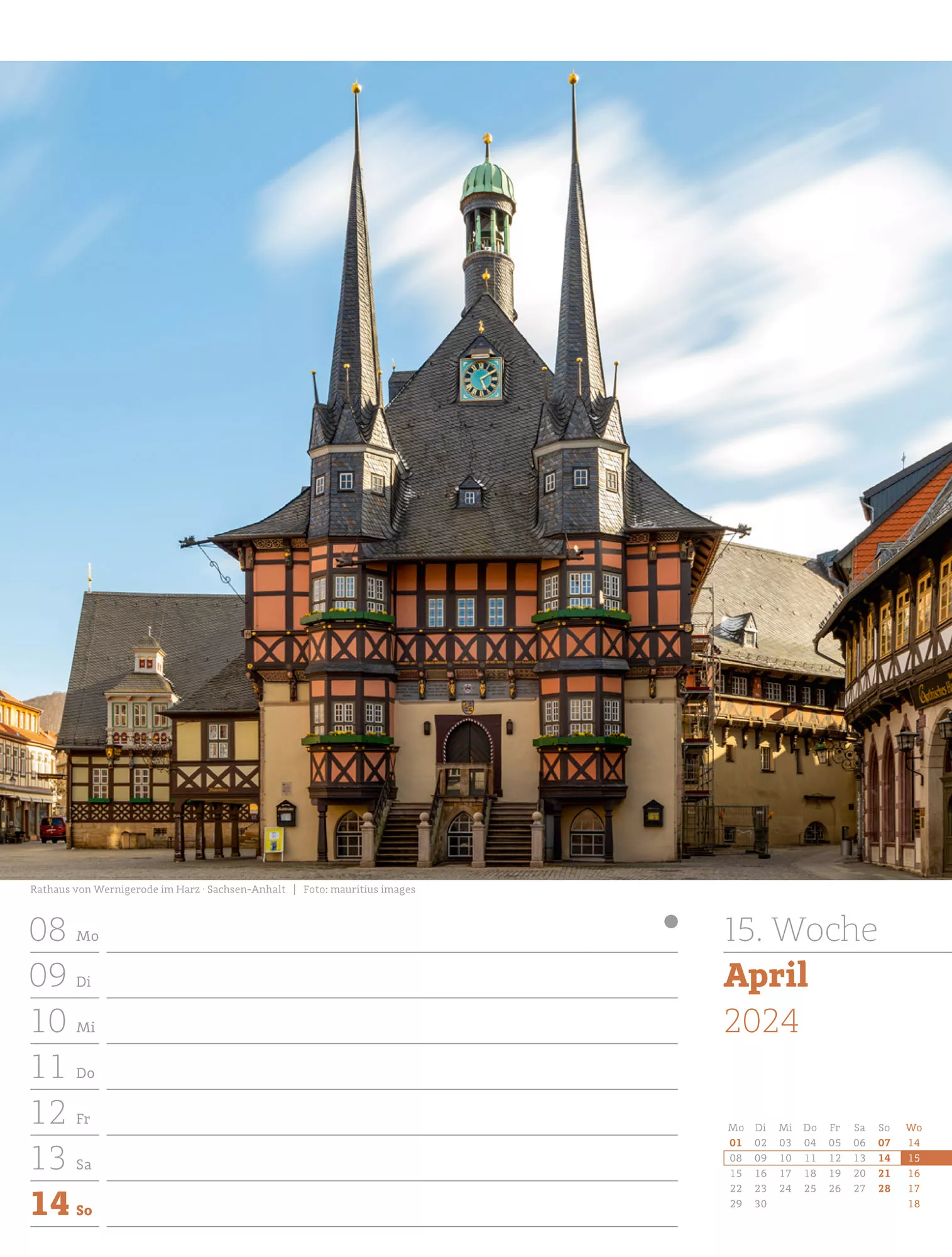 Ackermann Kalender Deutschland - Wochenplaner 2024 - Innenansicht 18