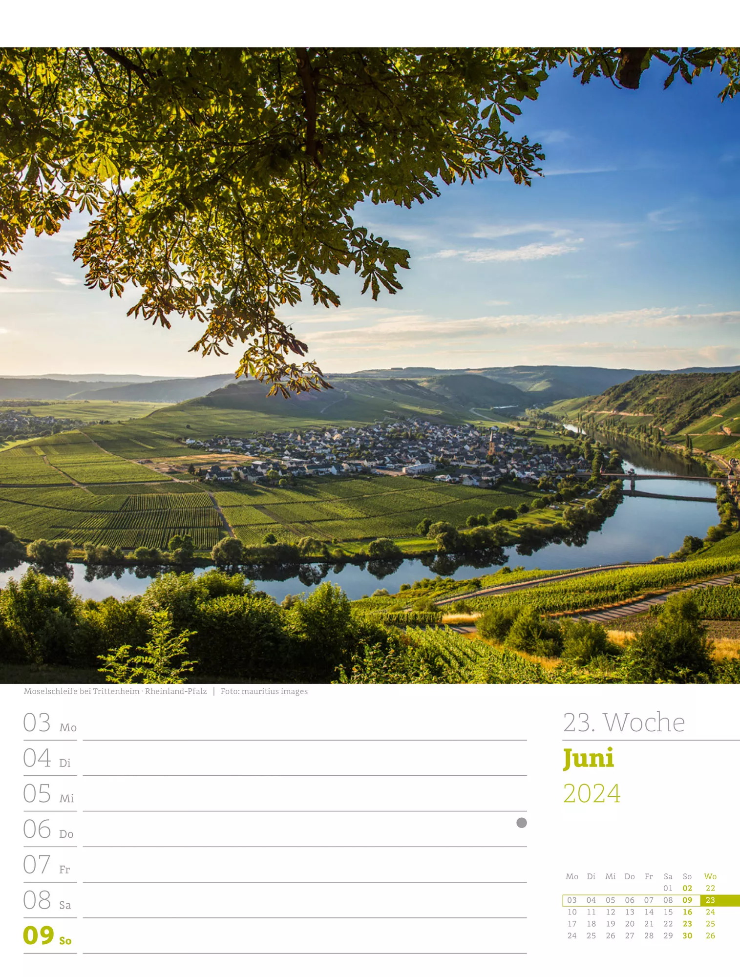 Ackermann Kalender Deutschland - Wochenplaner 2024 - Innenansicht 26
