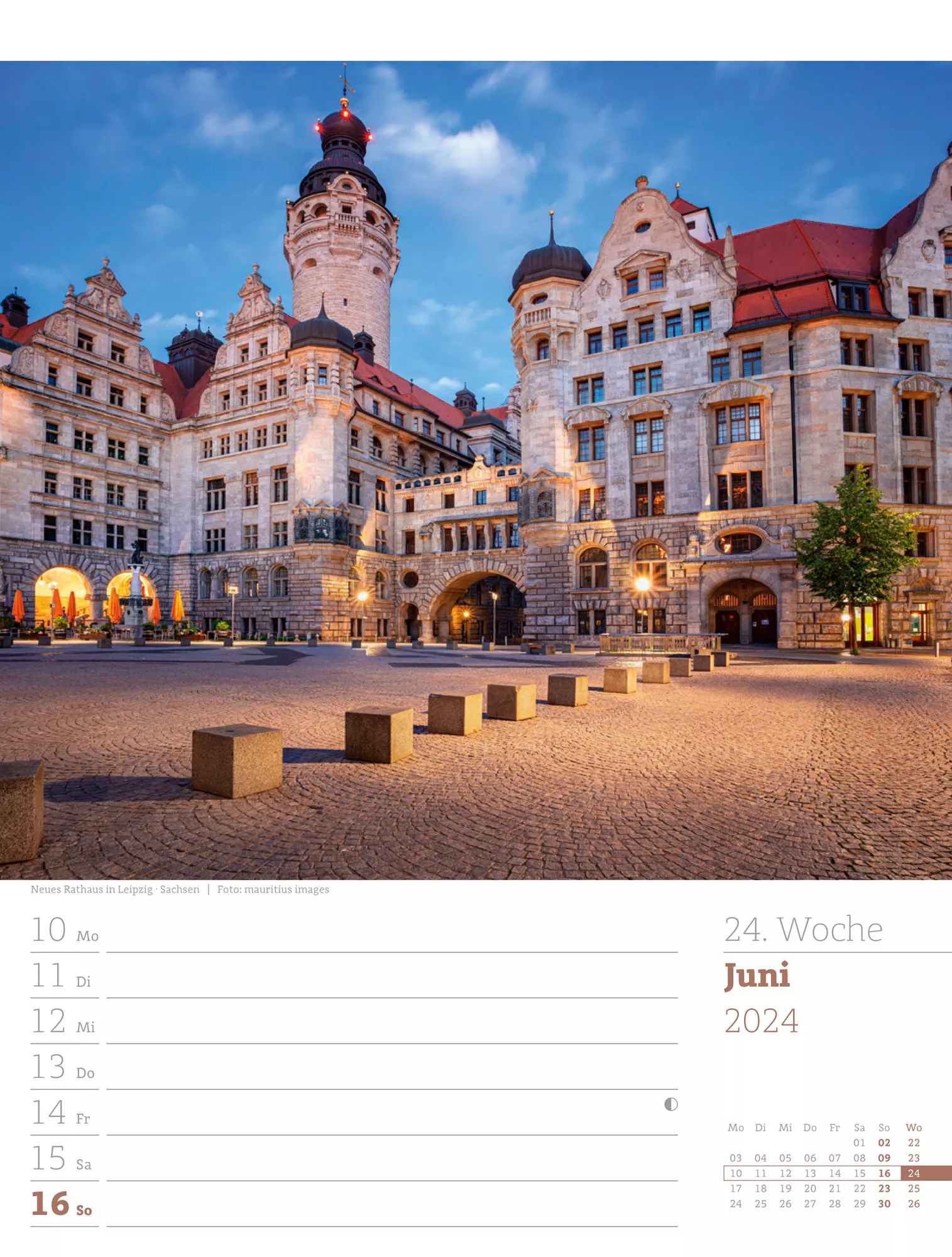Ackermann Kalender Deutschland - Wochenplaner 2024 - Innenansicht 27